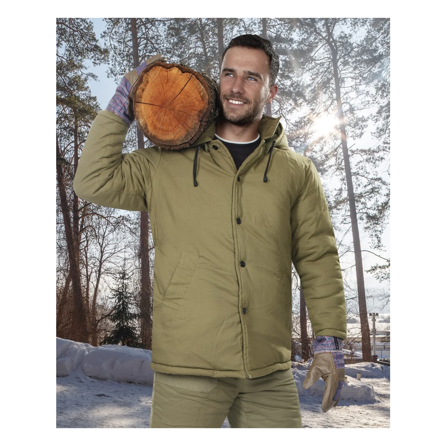 Ardon Steppelt kabát ARDON®NICOLAS zöld