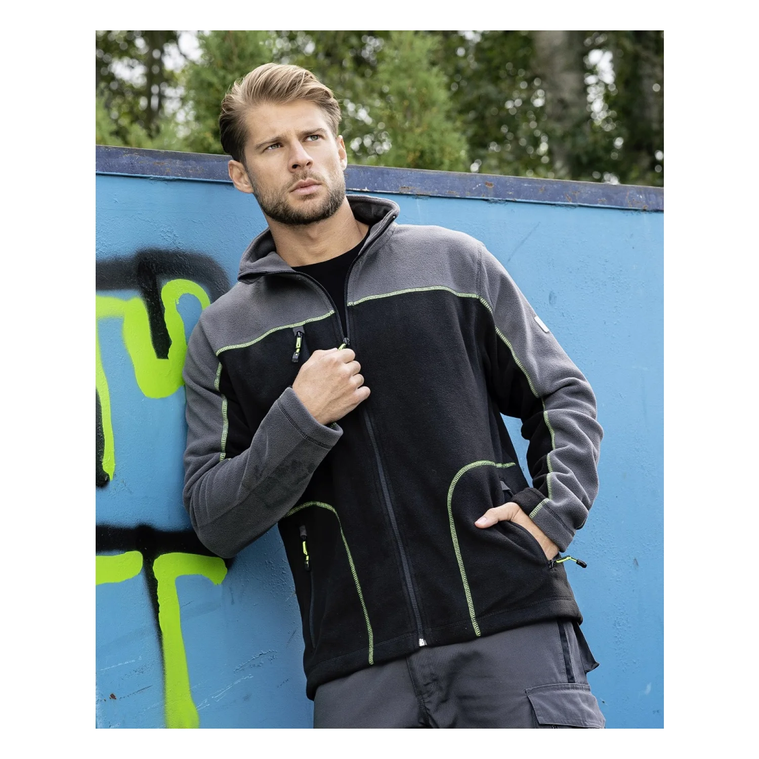 Ardon Melegítő felső fleece ARDON®MICHAEL férfi fekete