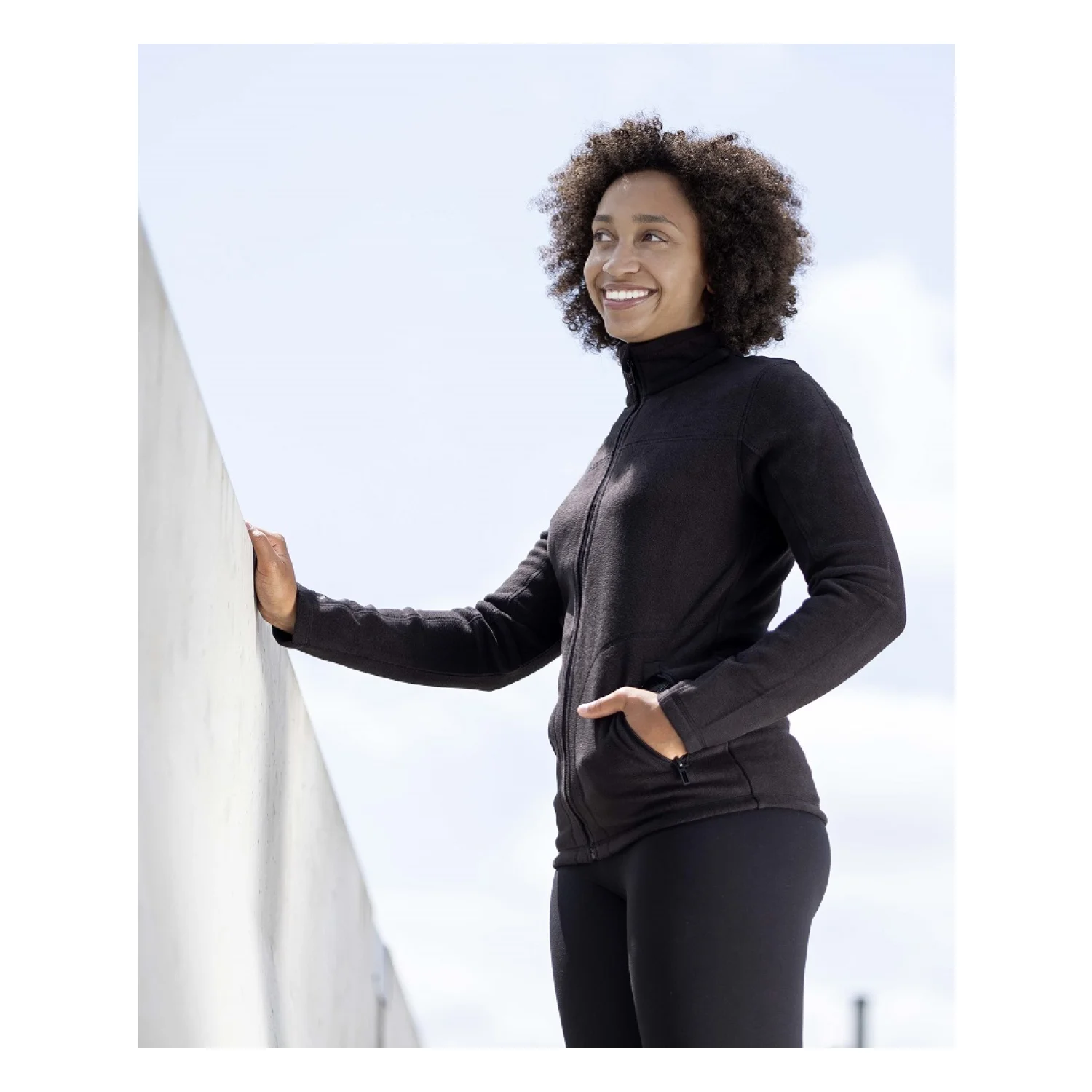 Ardon Női melegítő felső fleece ARDON®JOFLEX fekete