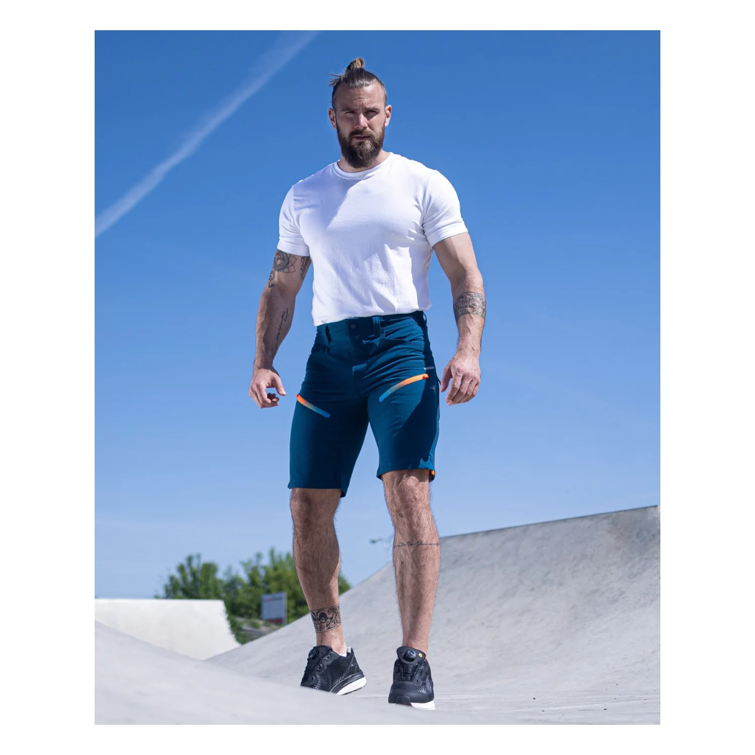 ARDON®CREATRON - férfi softshell rövidnadrág kék