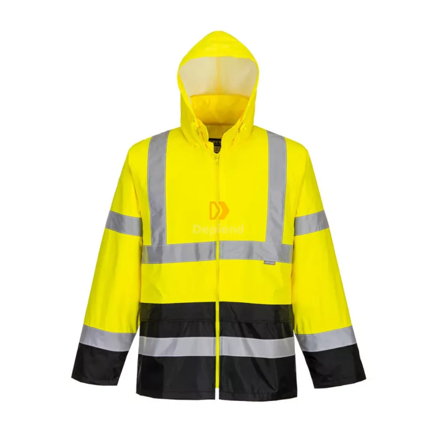 Portwest Hi-Vis Classic Contrast esődzseki sárga / fekete