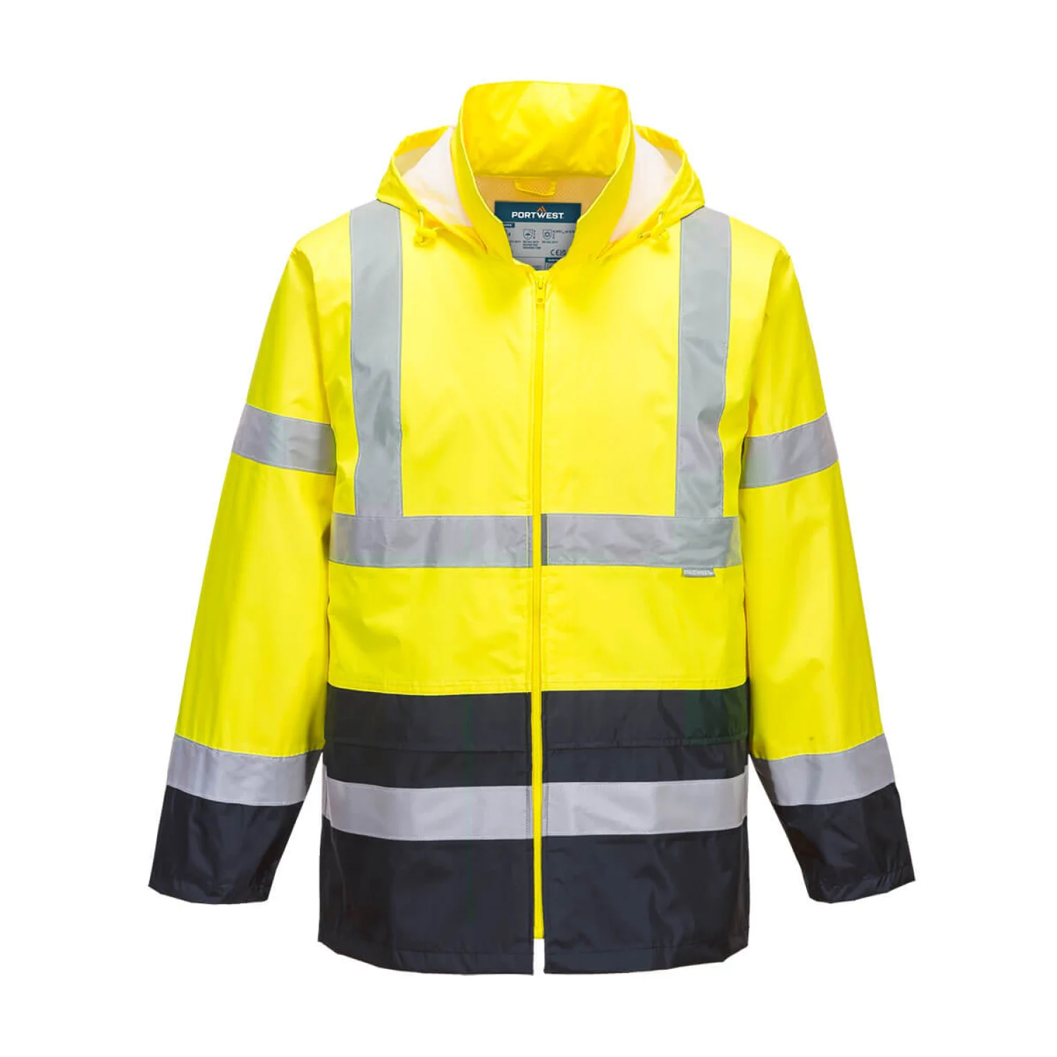 Portwest Hi-Vis Classic Contrast esődzseki Sárga/Navy