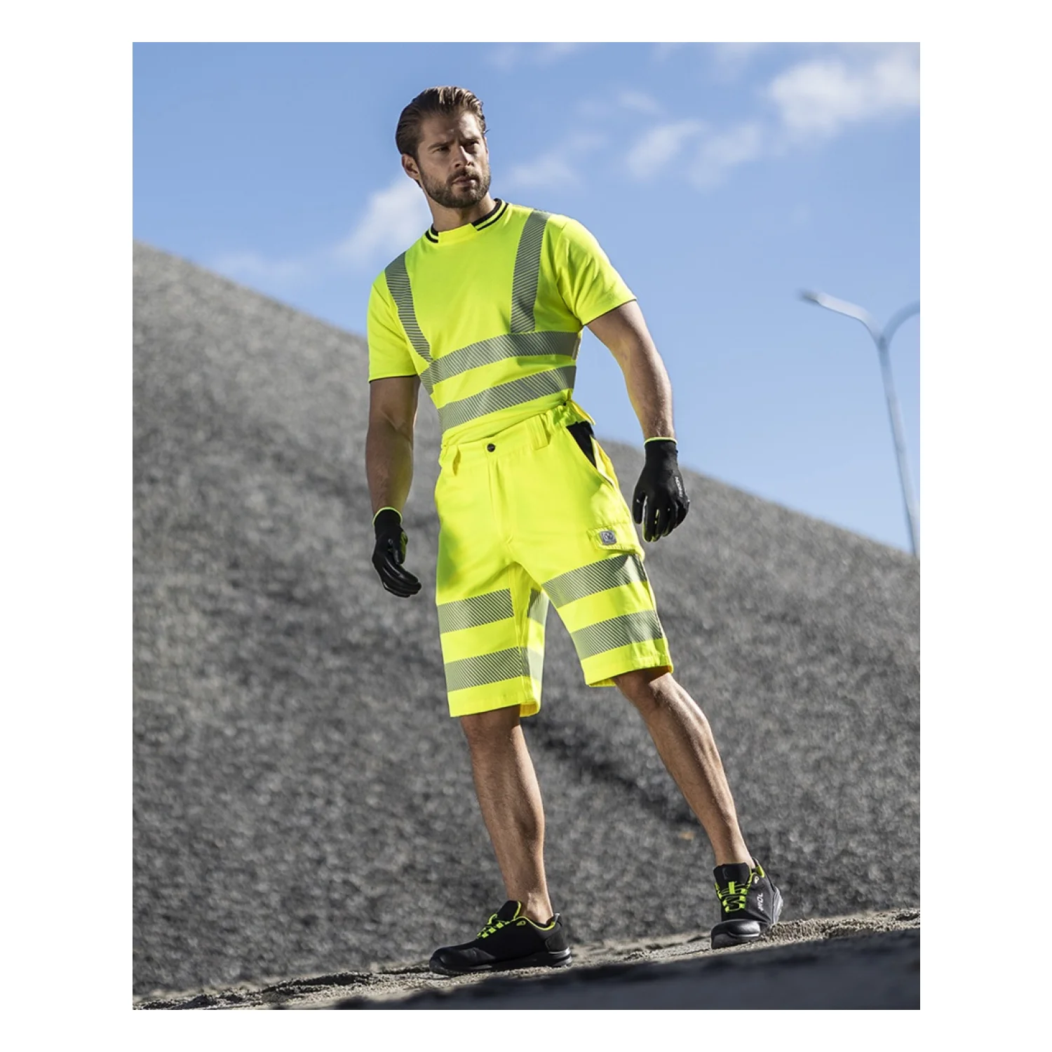 Ardon Rövidnadrág ARDON®SIGNAL+ sárga