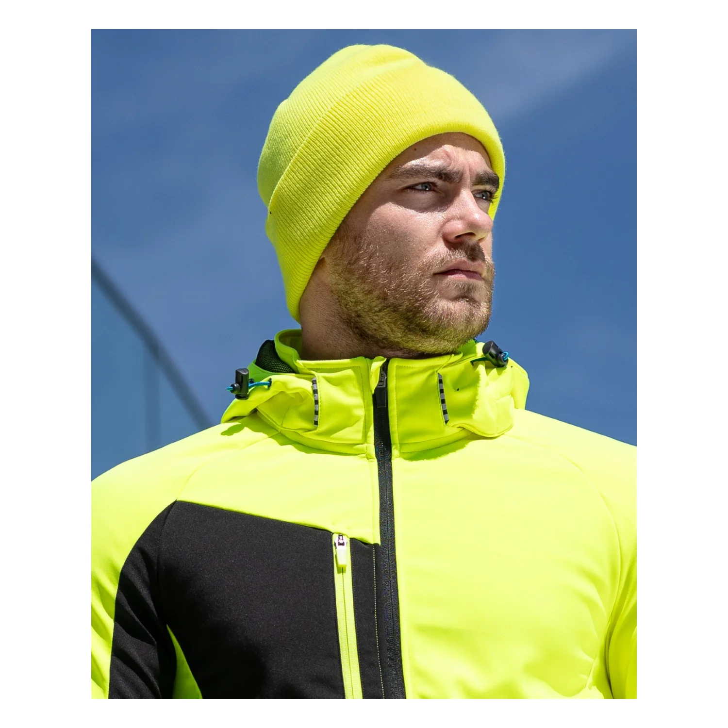 Ardon Téli kötött sapka ARDON®BARRDY hi-vis sárga