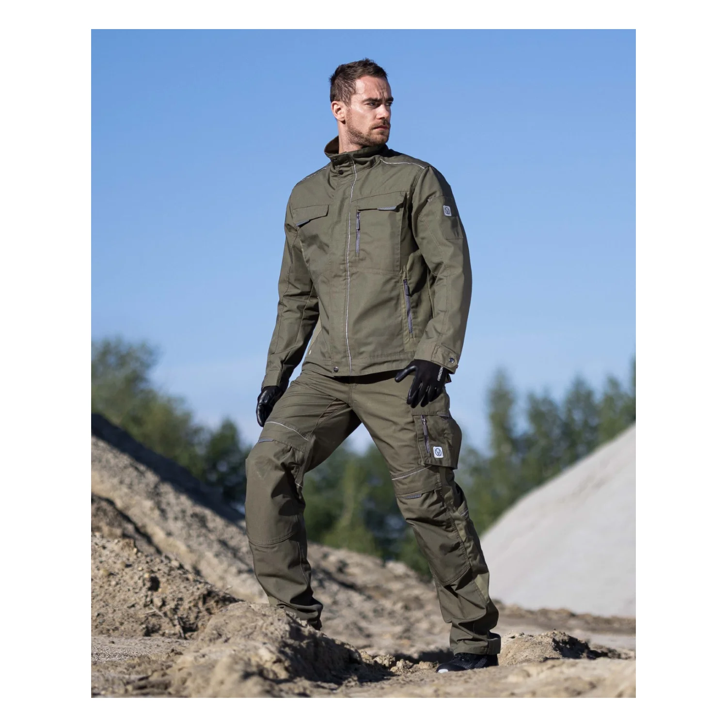 ARDON®URBAN+ férfi munkakabát khaki