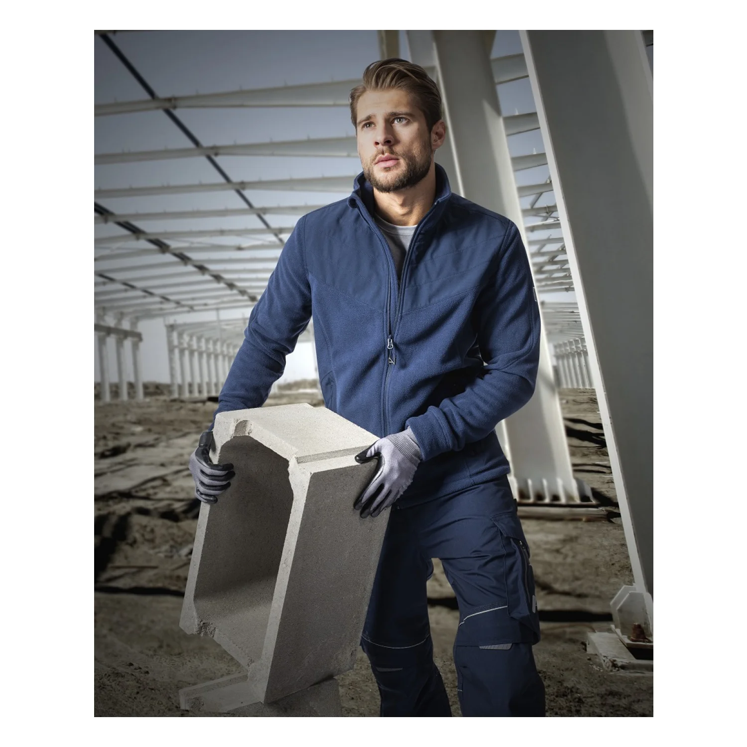 ARDON®SoftFLEECE COMBO melegítő felső sötét kék