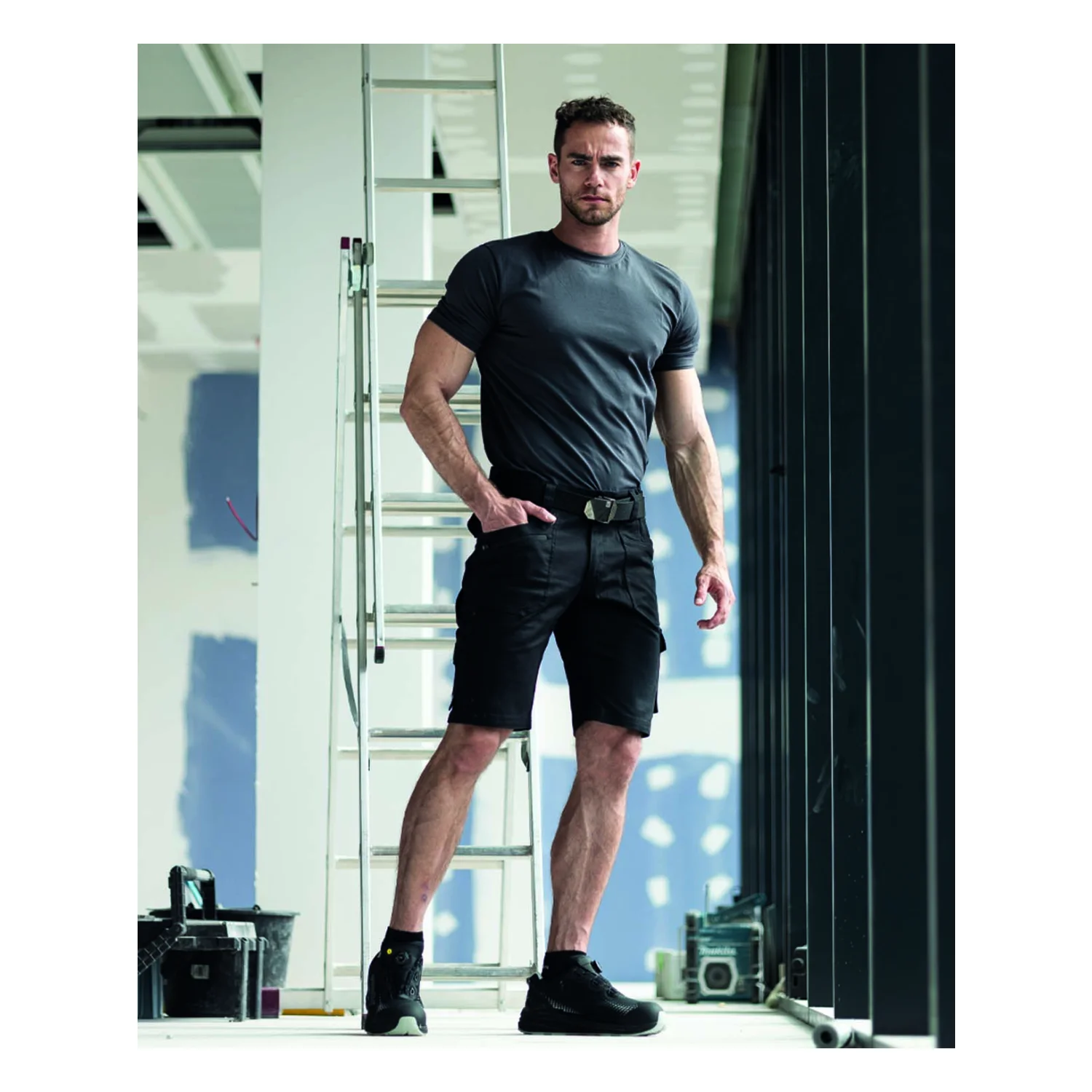 ARDON®4Xstretch férfi rövidnadrág fekete