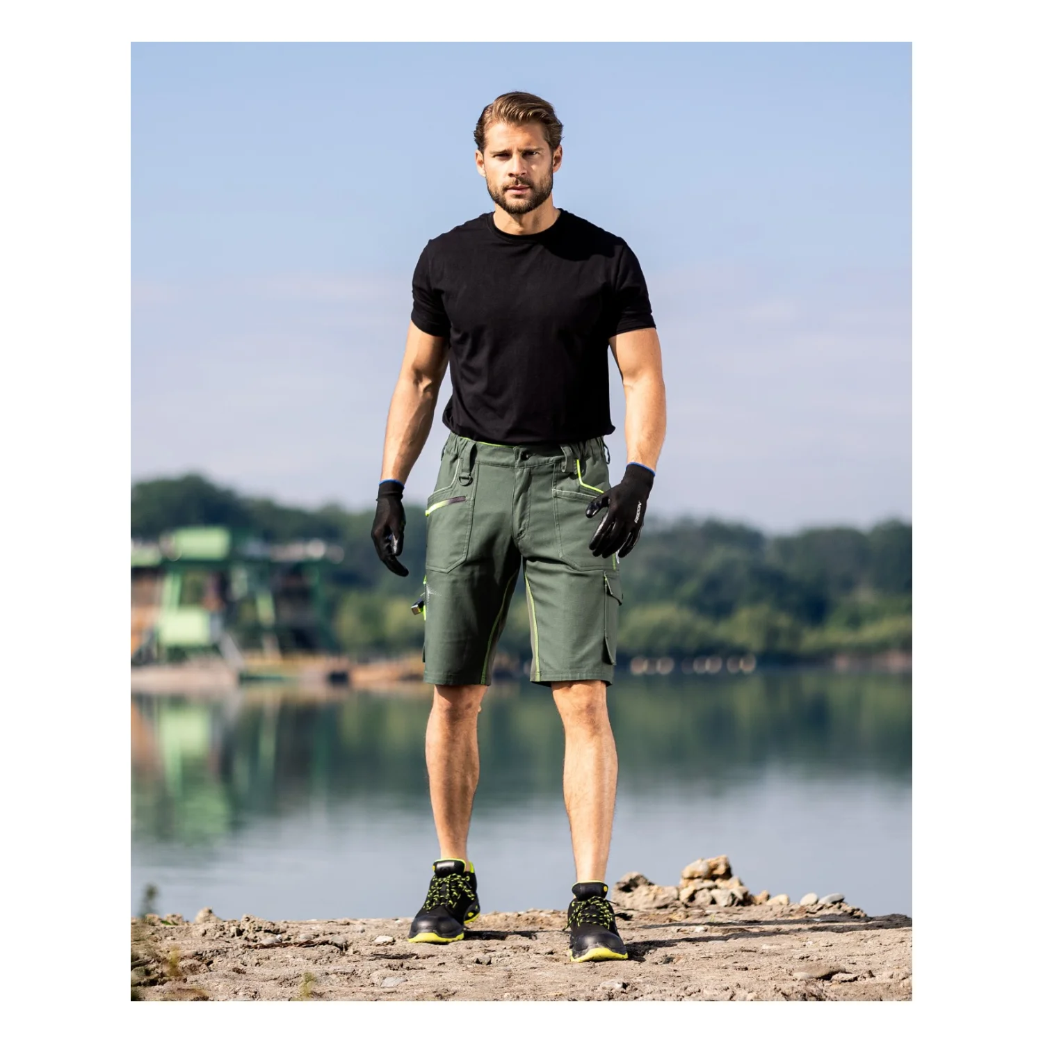 ARDON®CREATRON - férfi rövidnadrág khaki