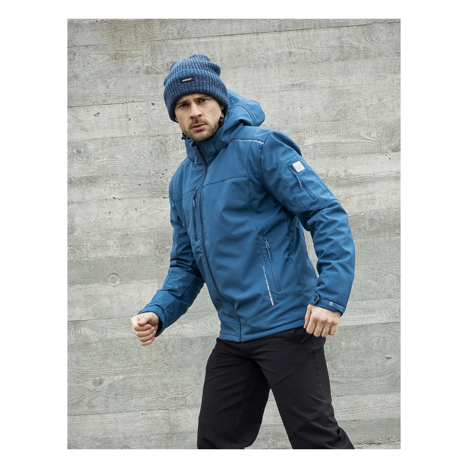 ARDON®VISION - férfi téli softshell kabát kék