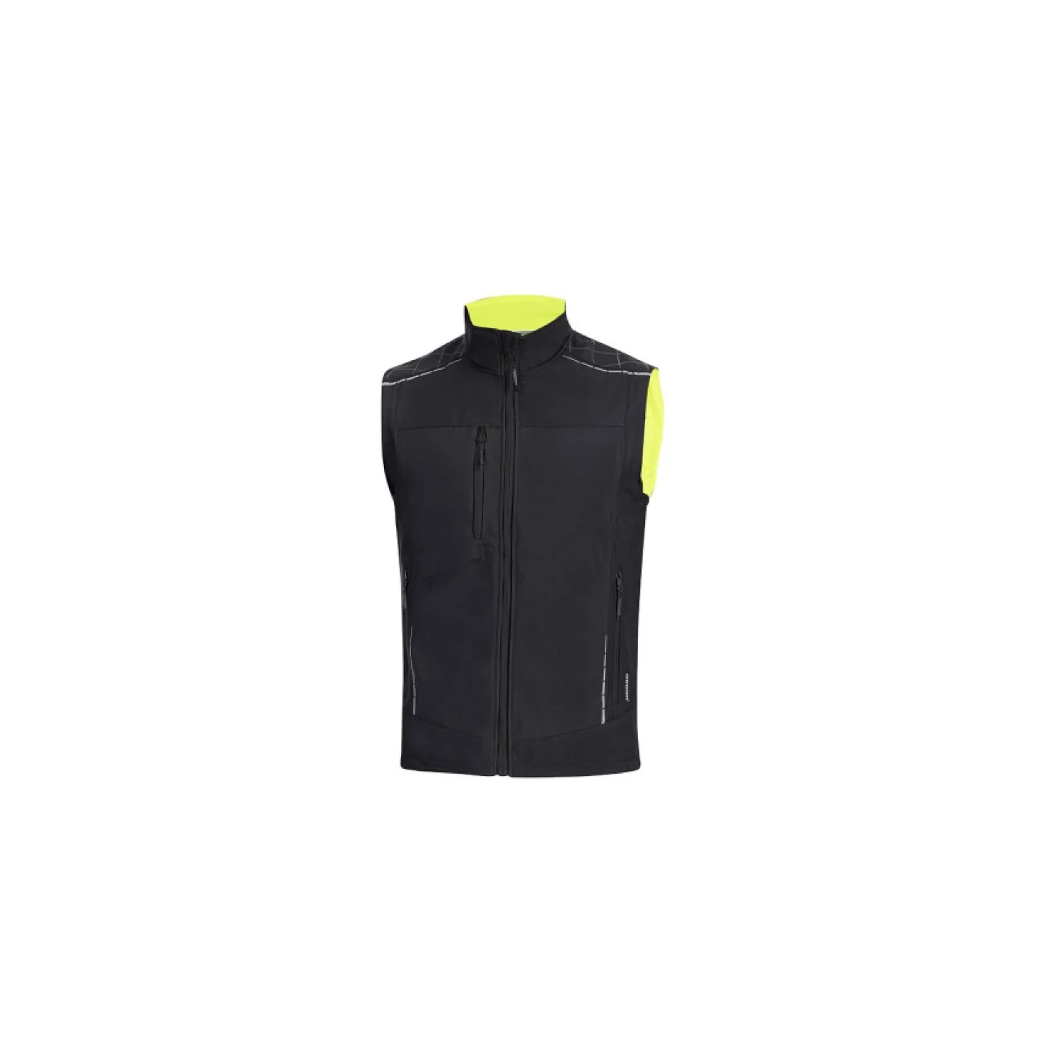 ARDON®VISION - téli softshell mellény fekete/sárga