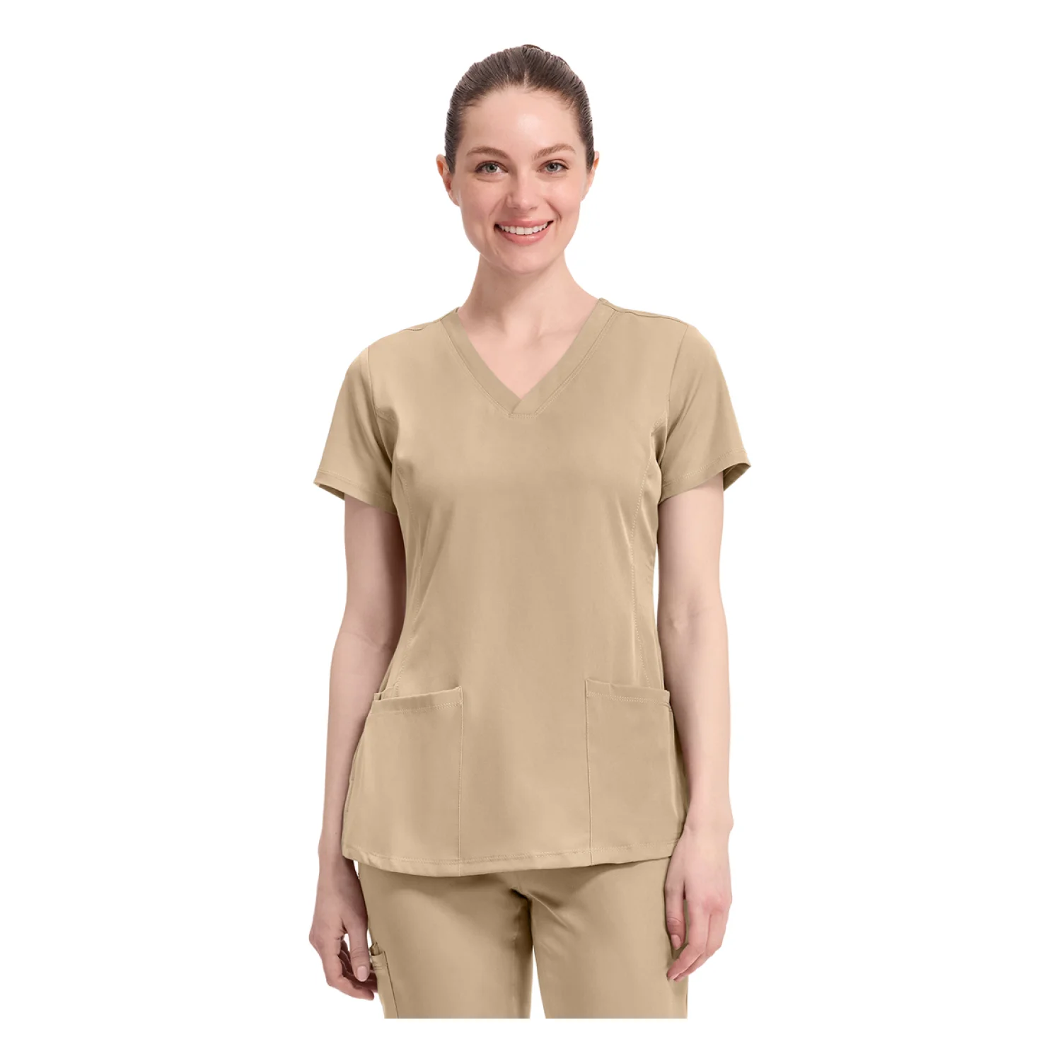 Healing Hands Women's blouse HHE2500 olive green Beige