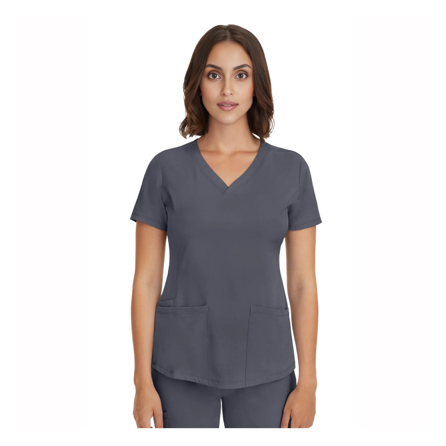 Healing Hands Women's blouse HHE2500 olive green Dark grey