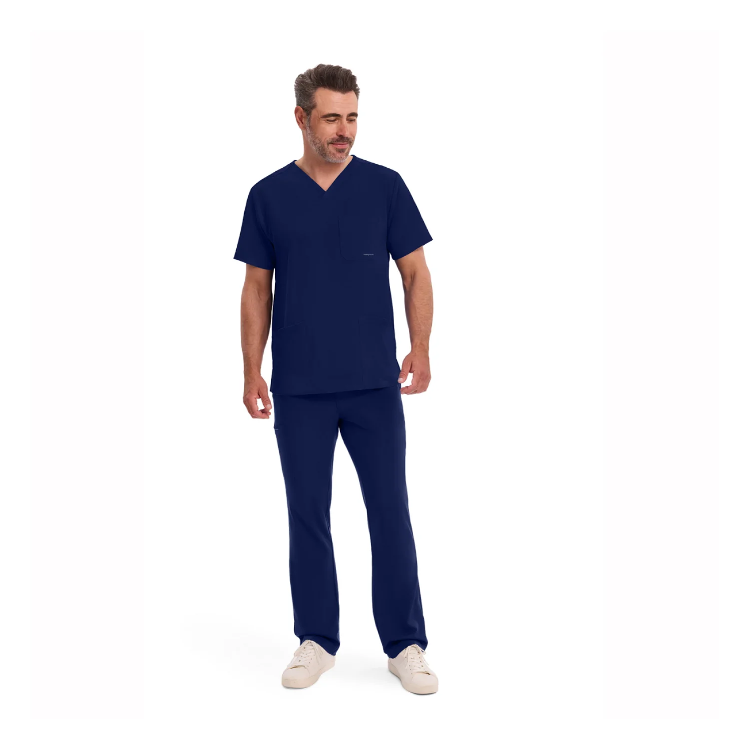 Healing Hands Men's blouse HHE2590 royal blue Navy