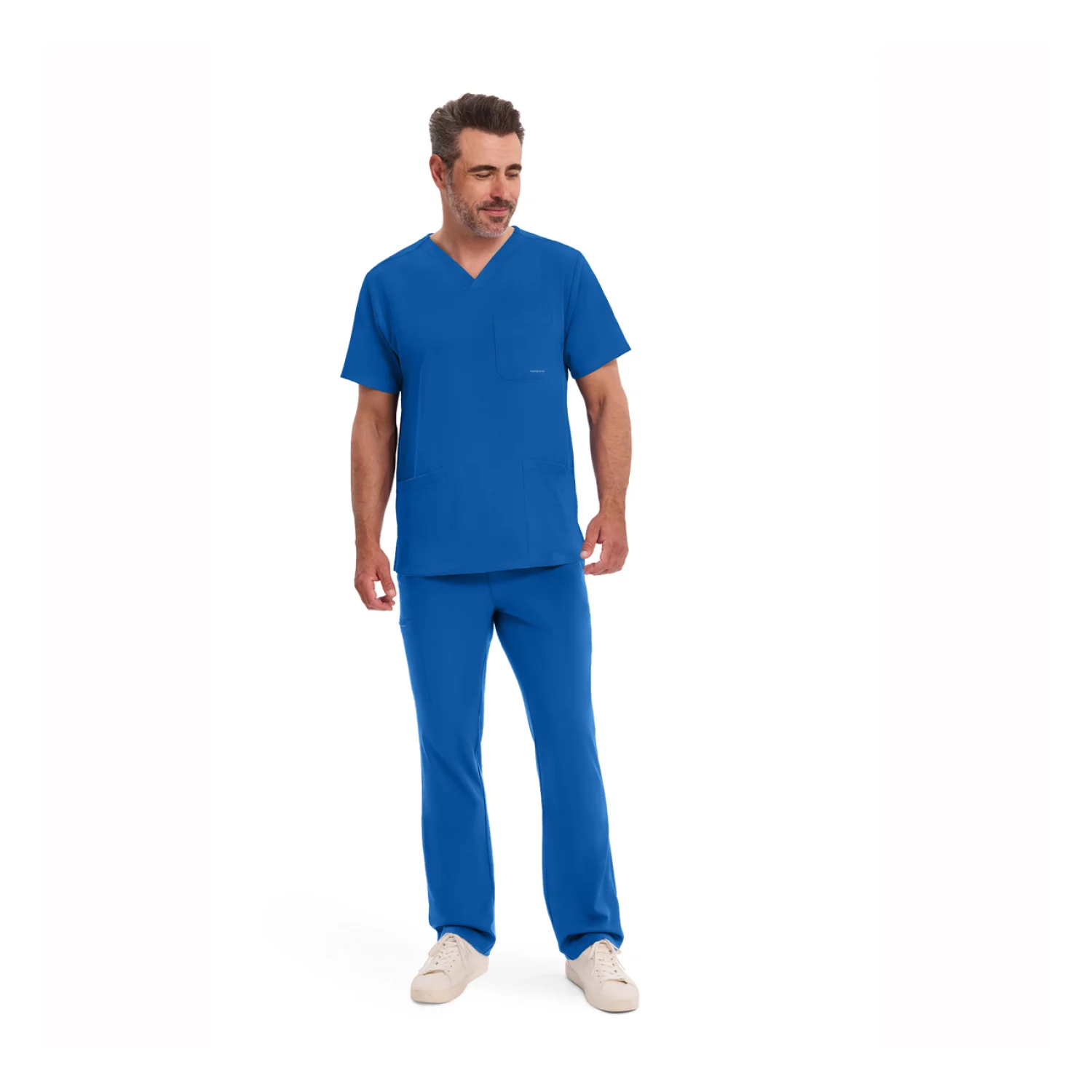 Healing Hands Men's blouse HHE2590 royal blue Royal blue