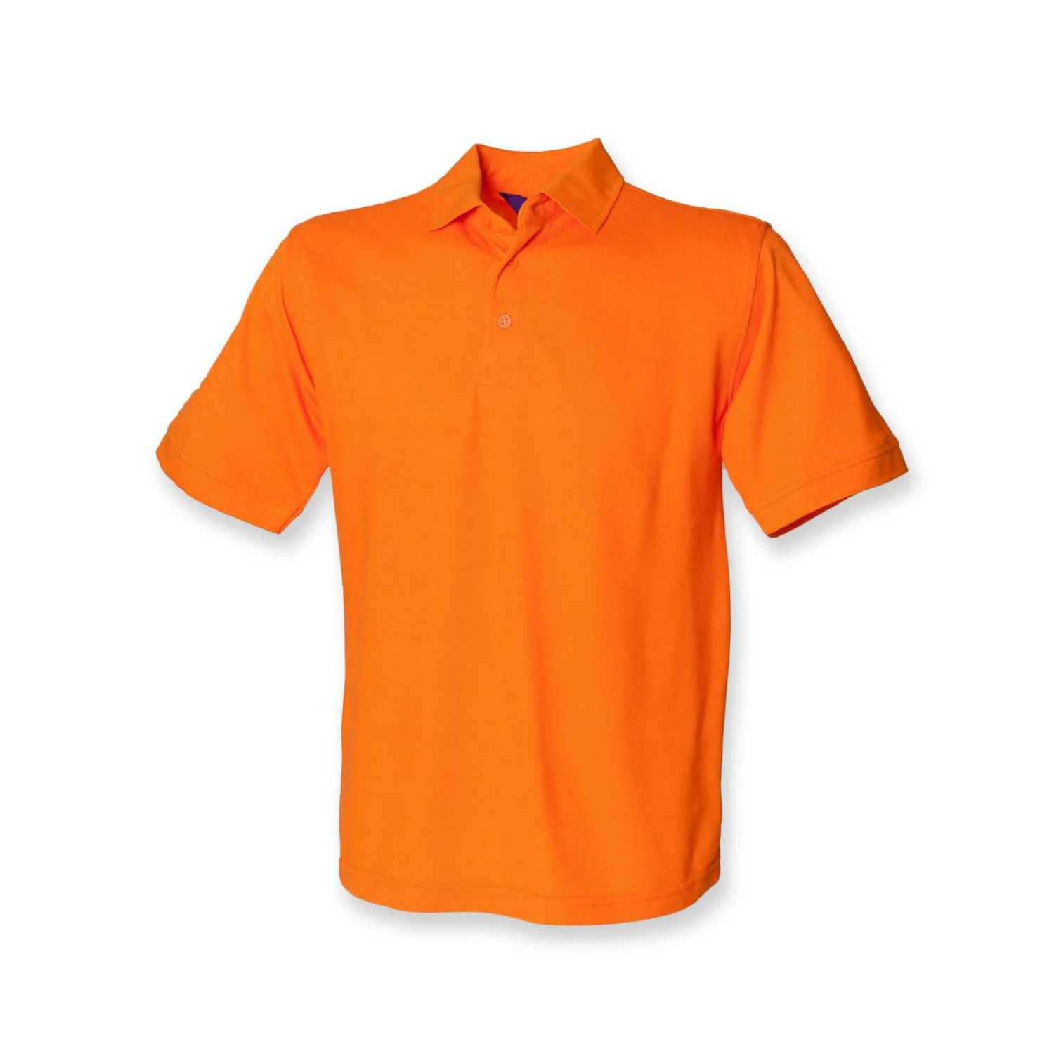 Henbury Férfi klasszikus 65/35 piqué galléros póló Orange