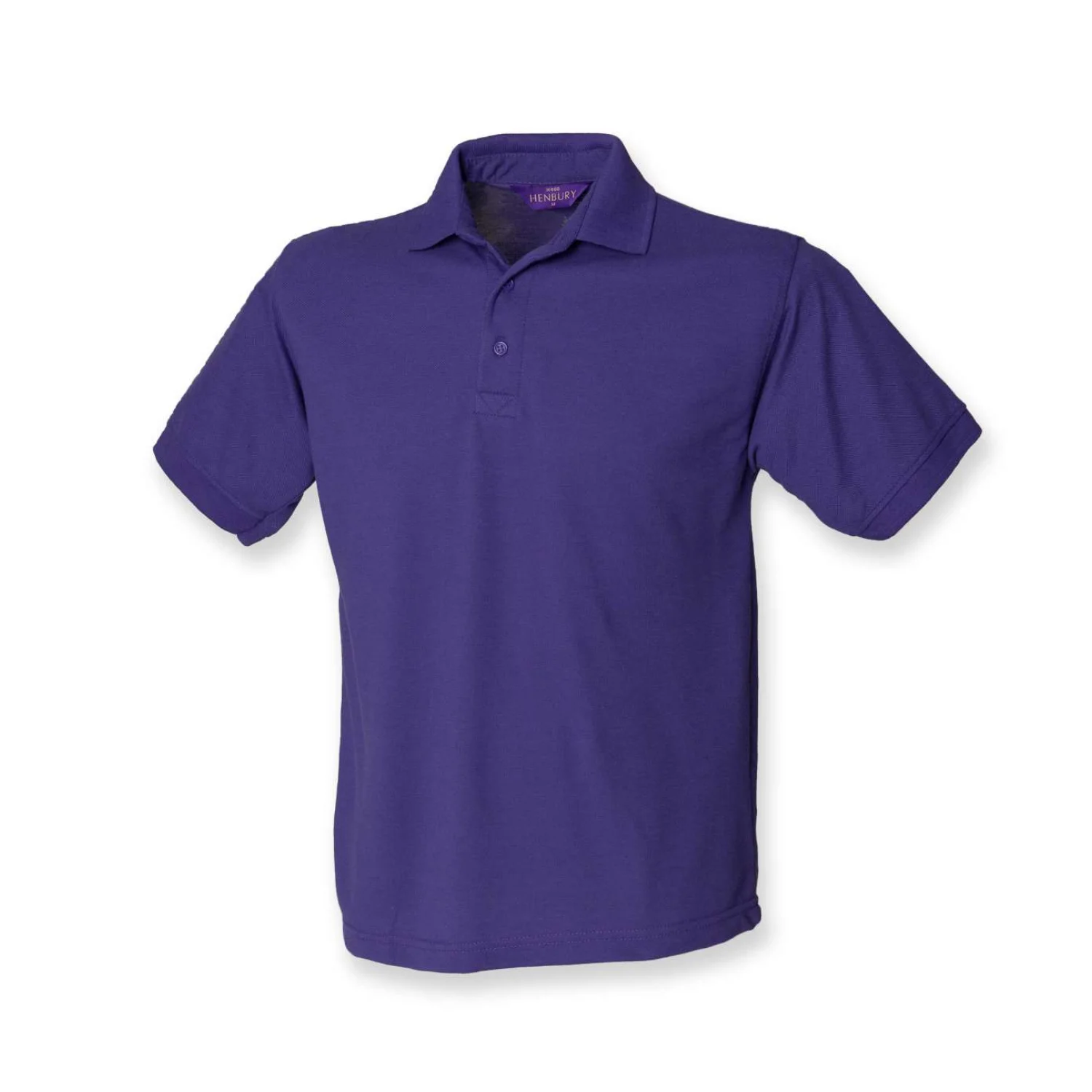 Henbury Férfi klasszikus 65/35 piqué galléros póló Purple