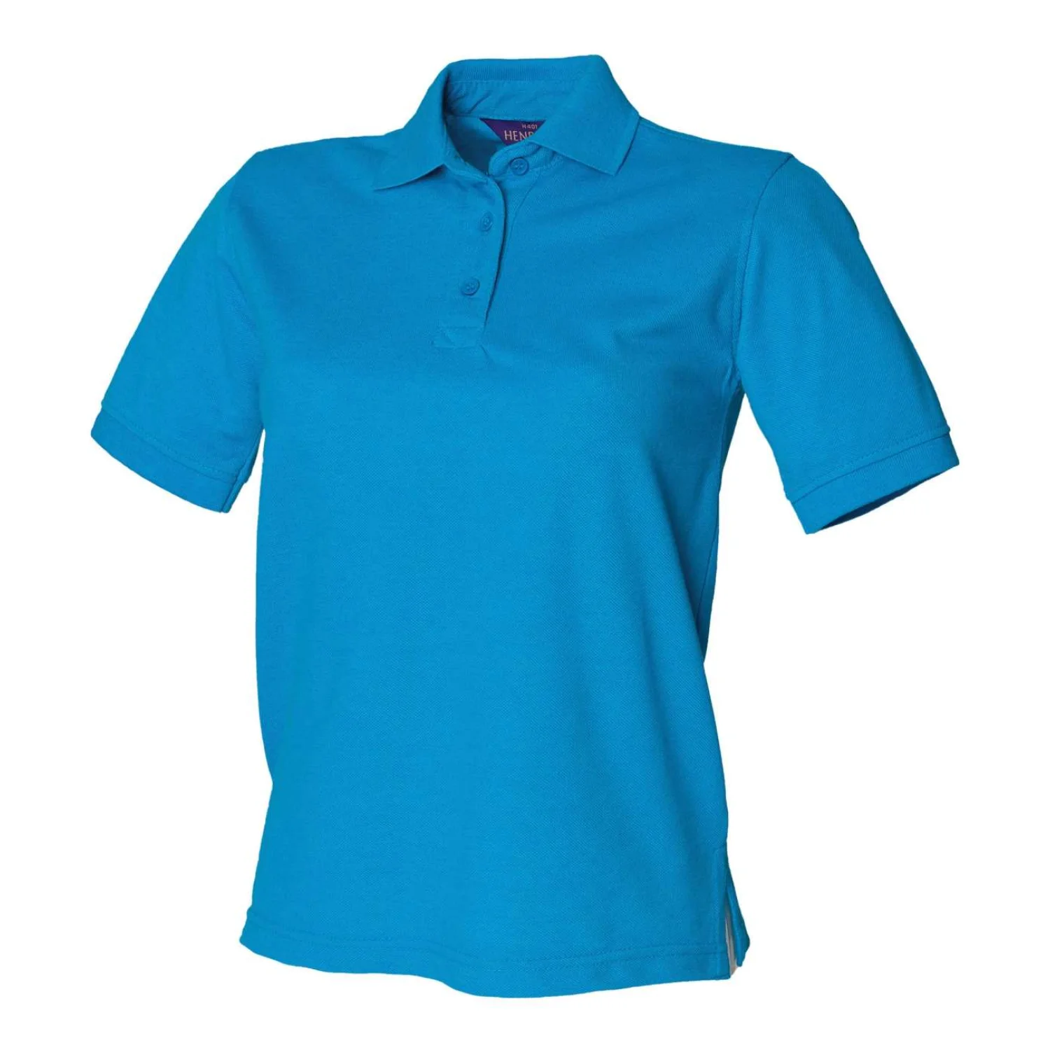 Henbury Női klasszikus 65/35 piqué galléros póló Sapphire