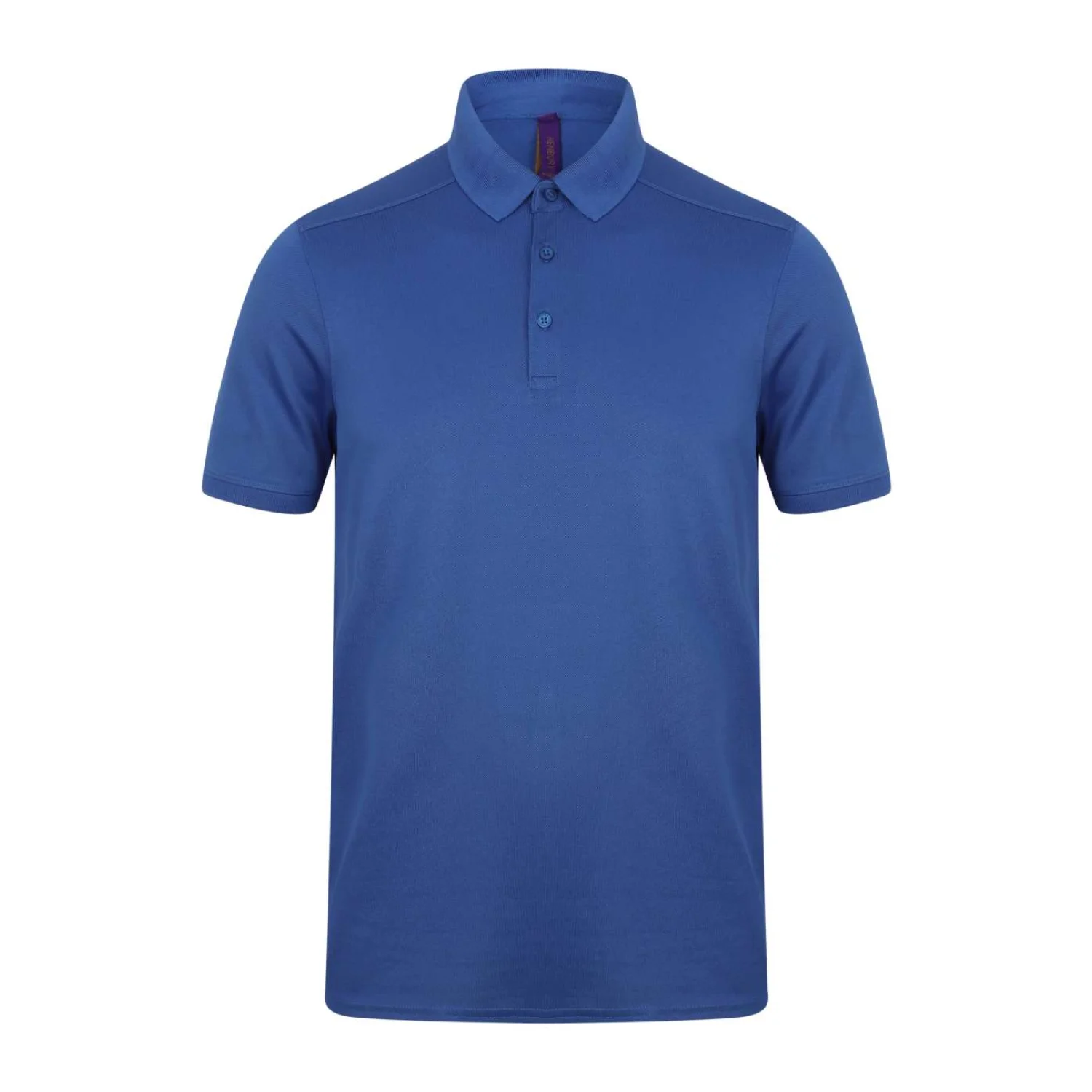 Henbury Férfi slim fit stretch galléros póló Royal
