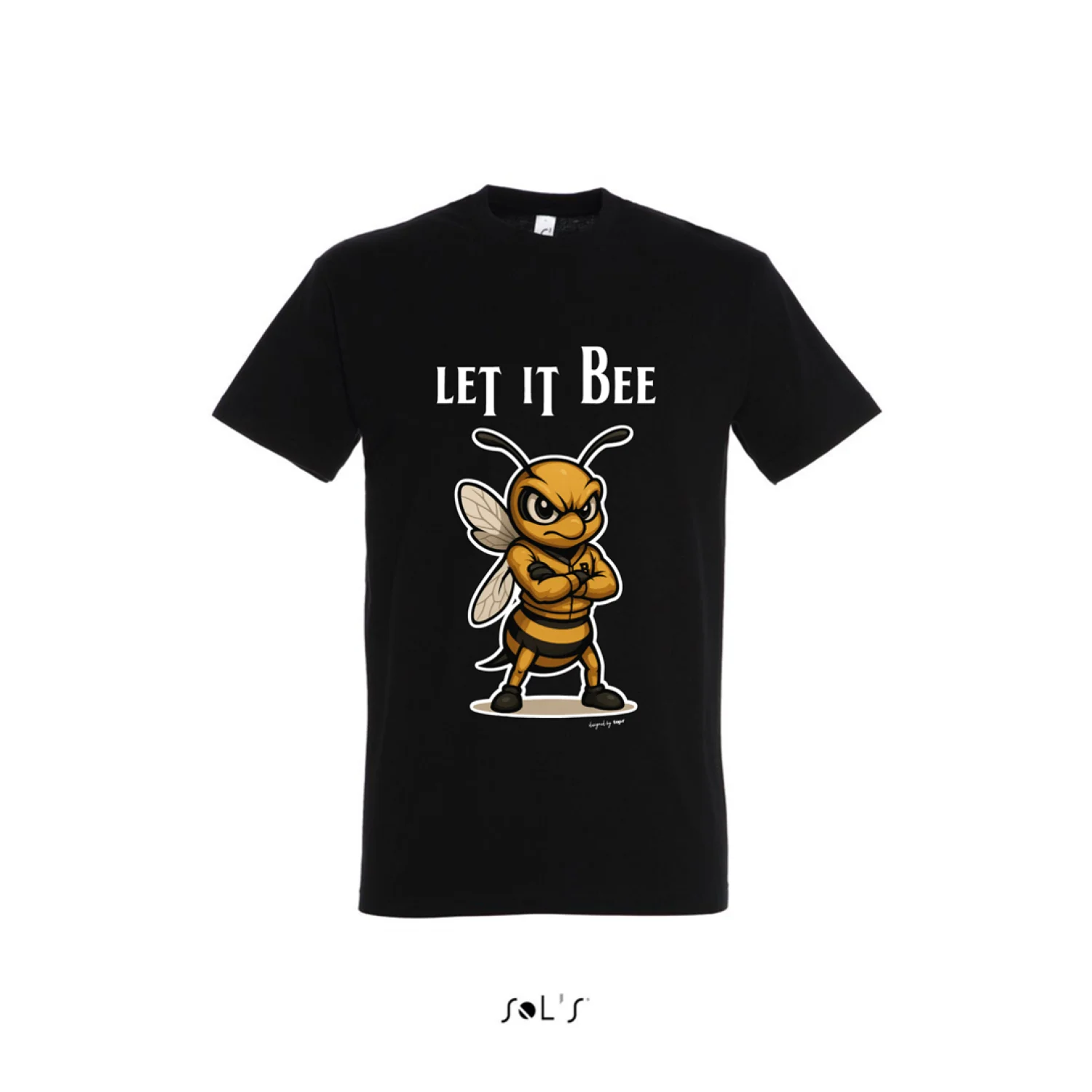 TOP Póló (méhecske mintával Let it Bee) kereknyakú TOP