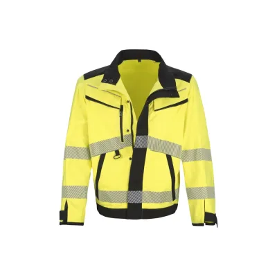 TOP PHOENIX HI2D J Hi-Vis munkakabát, reflektív csíkok, rugalmas, fémmentes kabátok és