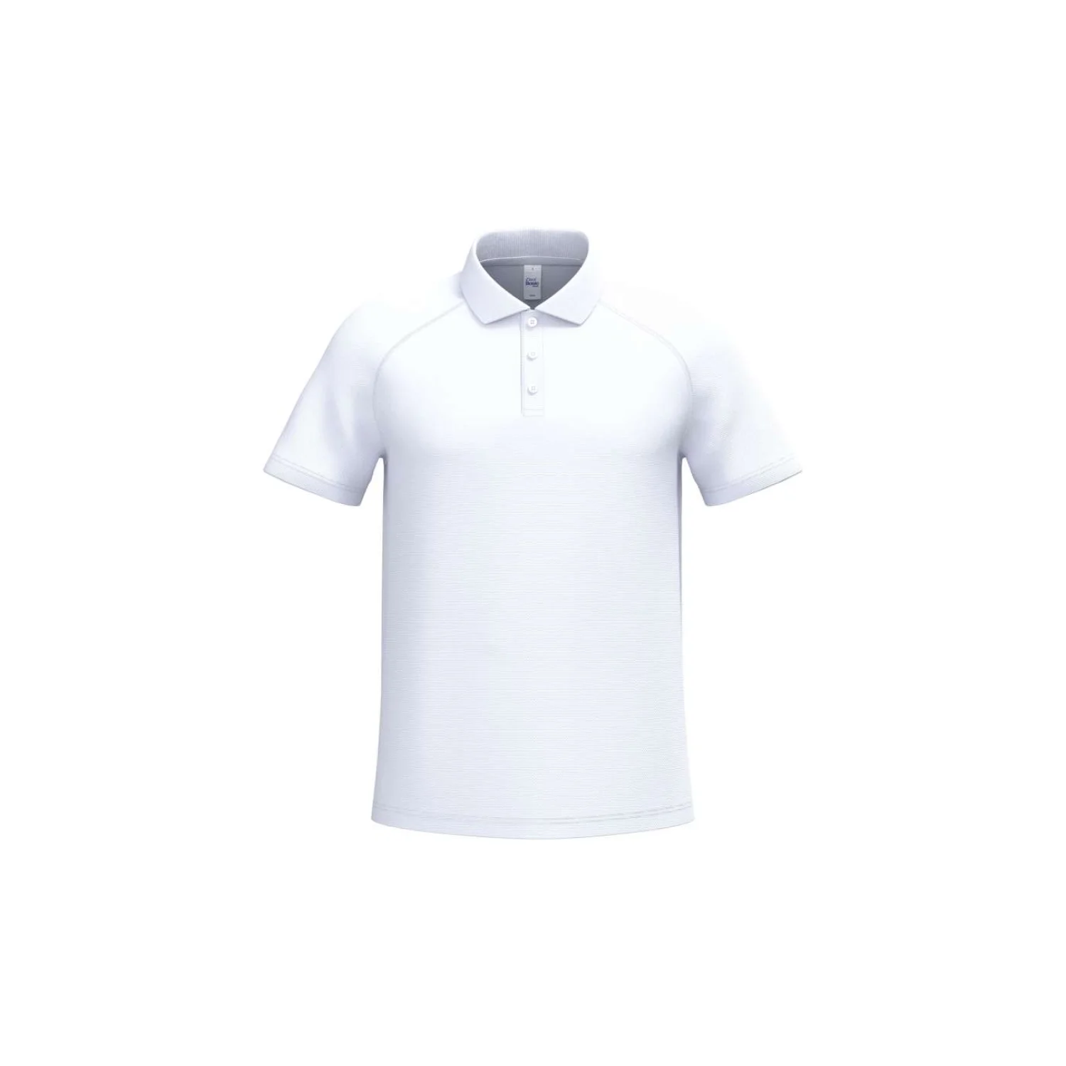 iDeal Basic Férfi alap poliészter galléros póló sportruházat Ideal White
