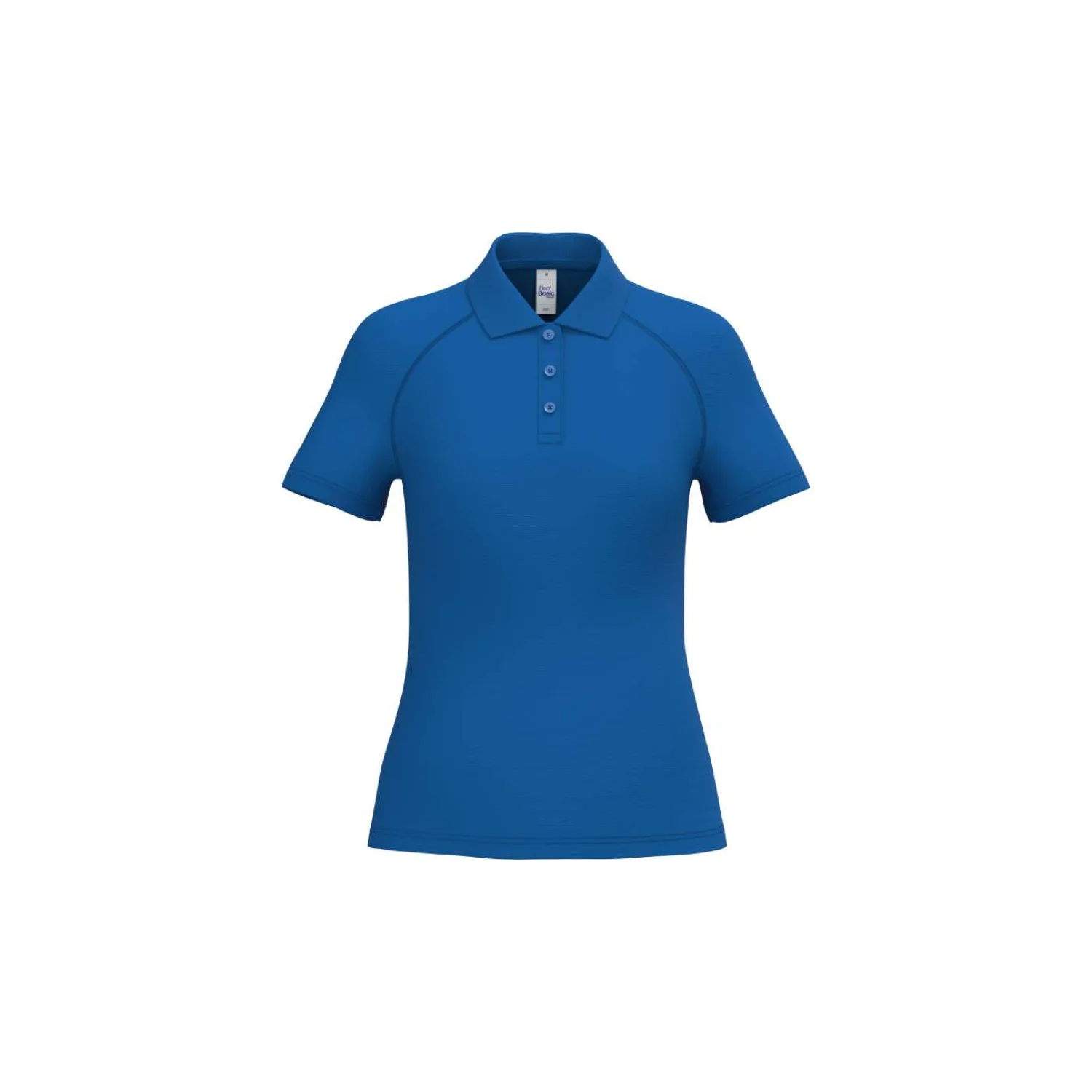 iDeal Basic Női alap poliészter galléros póló sportruházat Ideal Royal Blue