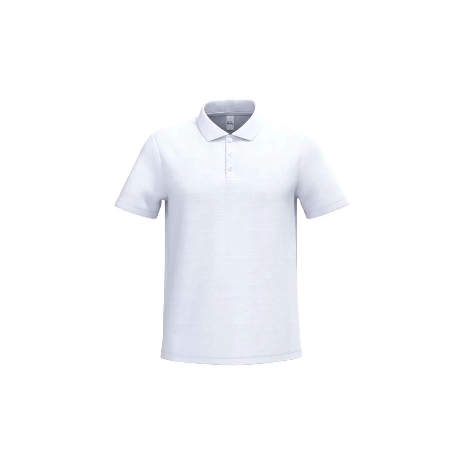 iDeal Basic Férfi piqué galléros póló Ideal White