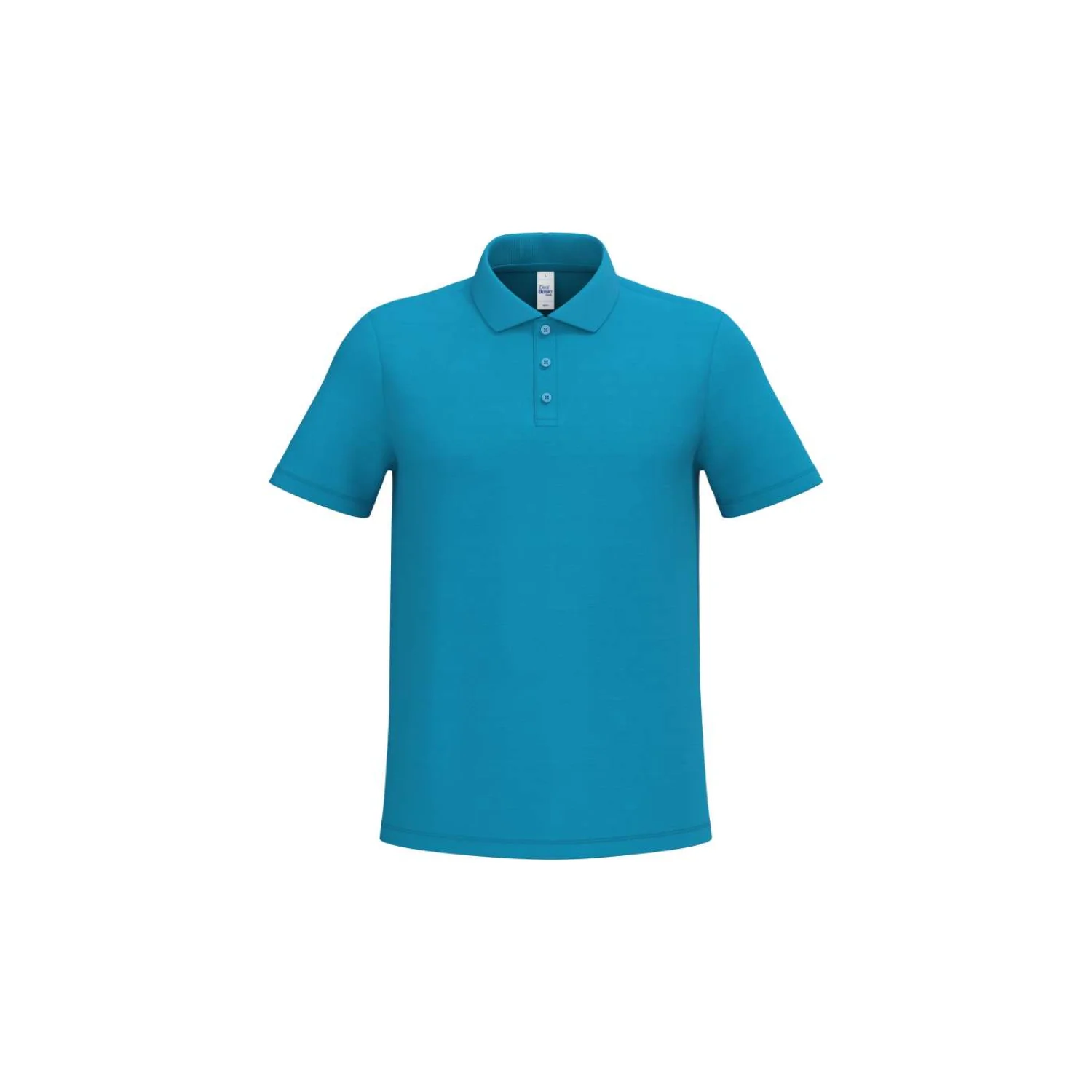 iDeal Basic Férfi piqué galléros póló Ideal Atoll Blue