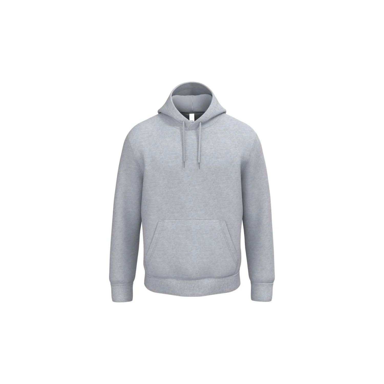 iDeal Basic Uniszex alap körkötött kapucnis pulóver pulóverek és kardigán Ideal Oxford Grey