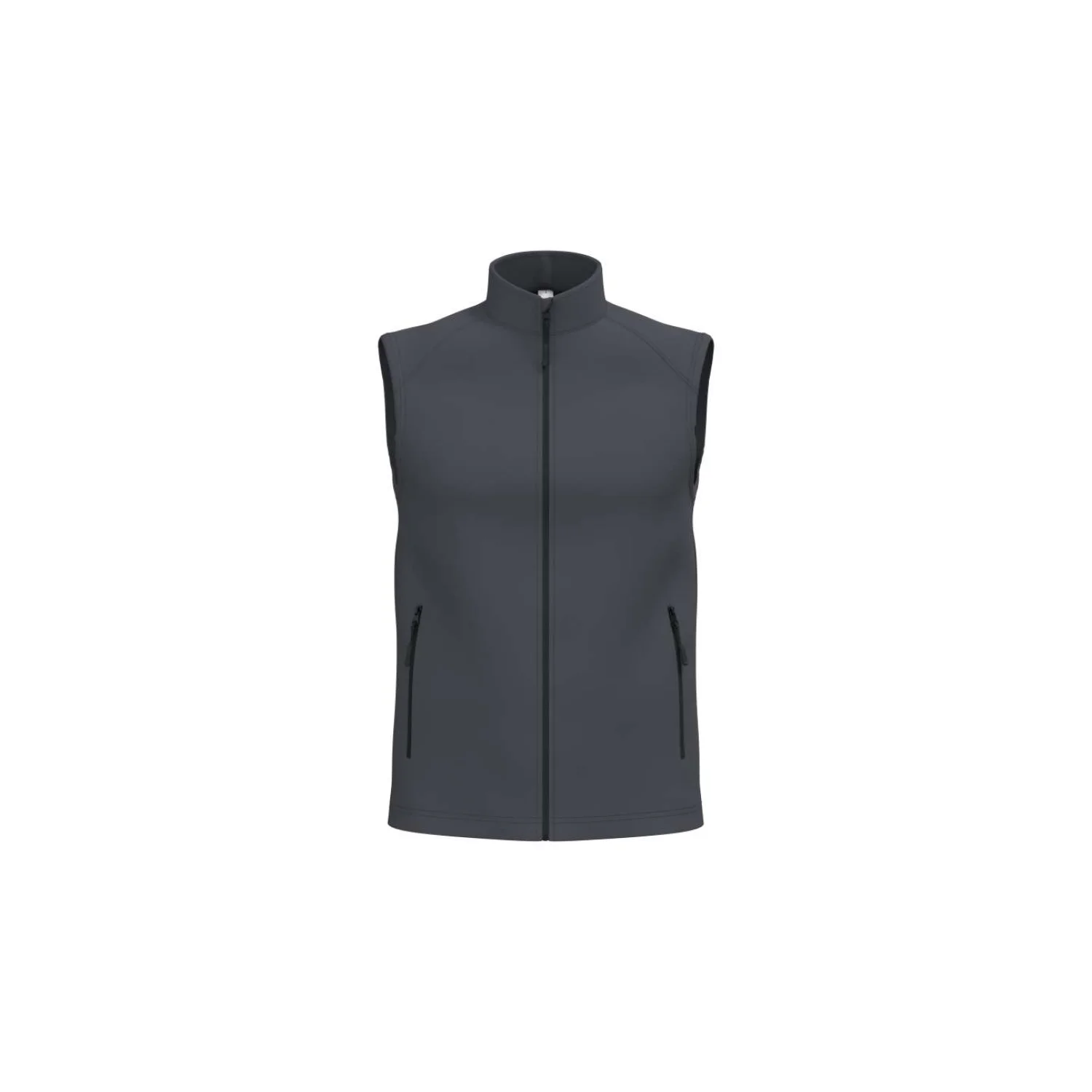 iDeal Basic Uniszex alap softshell mellény kabátok és dzseki Ideal Dark Grey