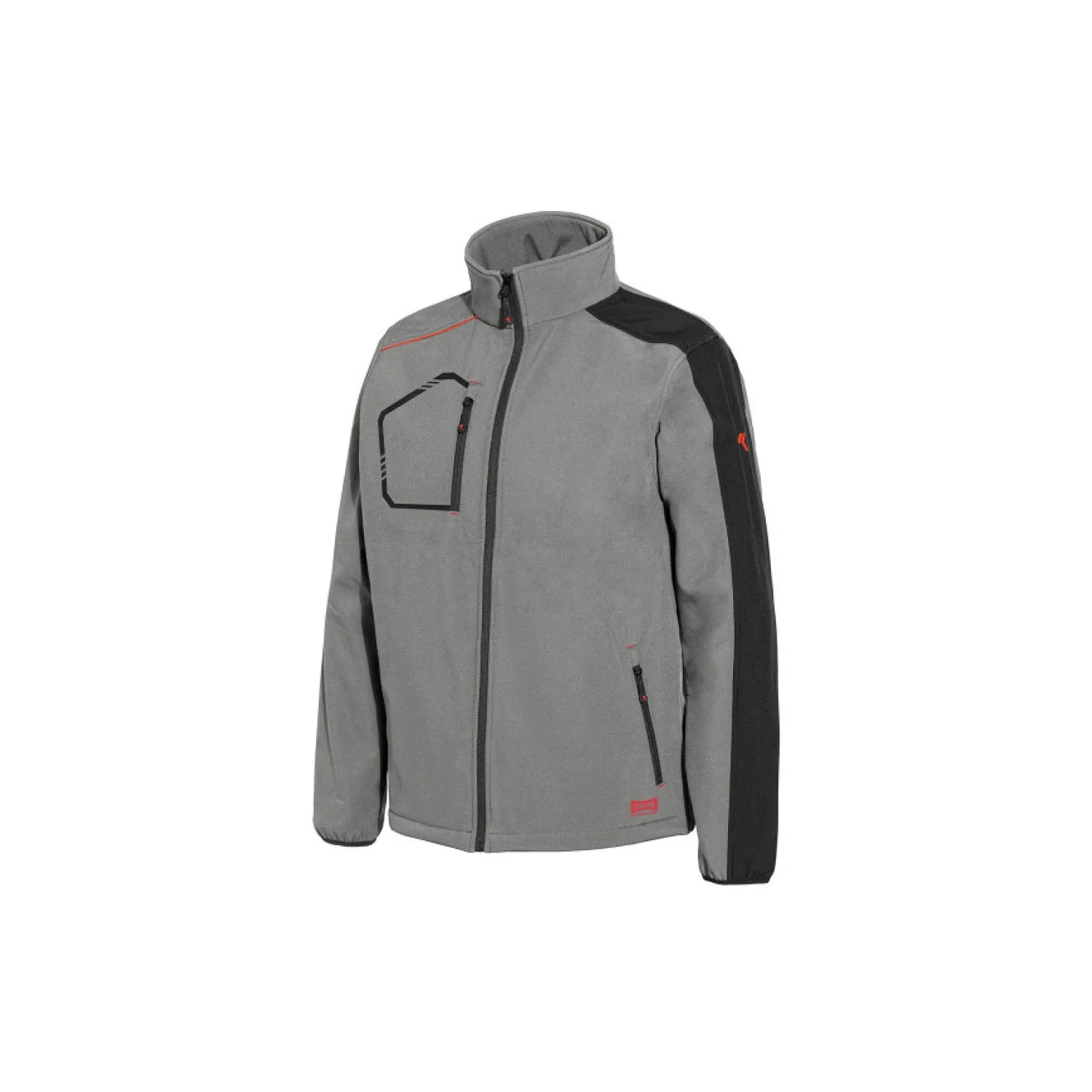 ISSALINE Kind újrahasznosított anyagból készült softshell kabát szürke