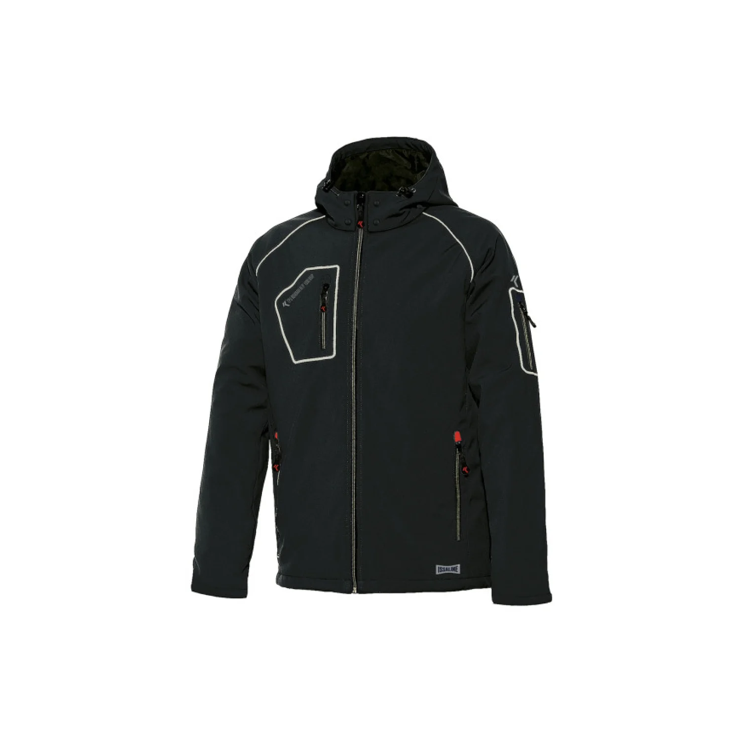 ISSALINE PERFECT bélelt softshell dzseki fekete