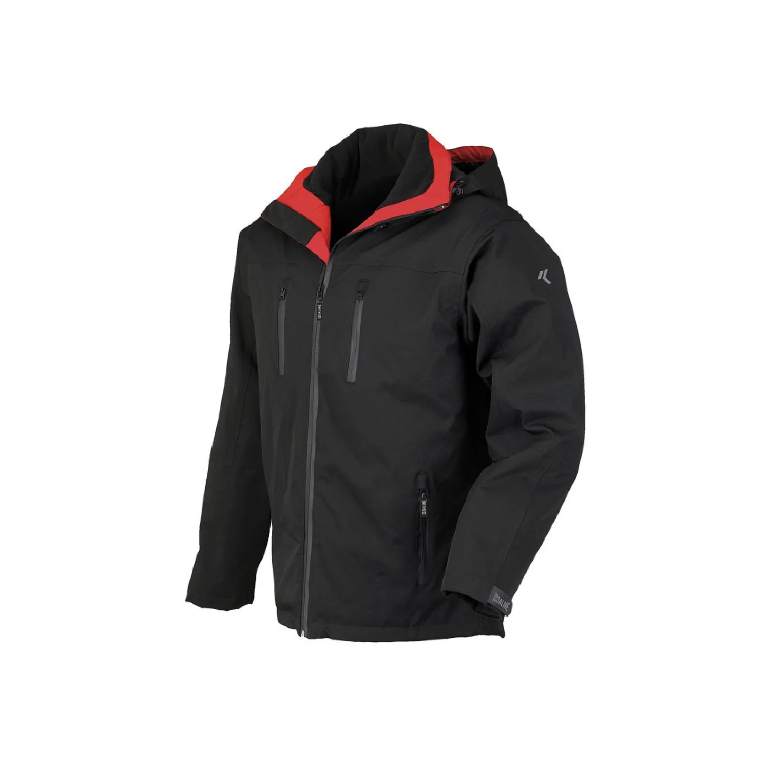 ISSALINE Foxy extrém könnyű softshell kabát fekete/szürke