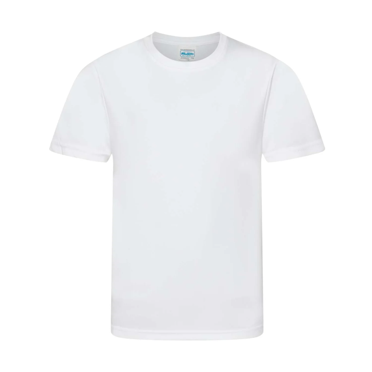 Just Cool Gyermek sima póló sportruházat Arctic White