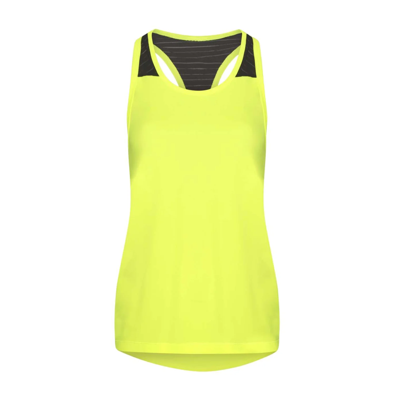 Just Cool Női cool sima workout trikó sportruházat Electric Yellow/Jet Black