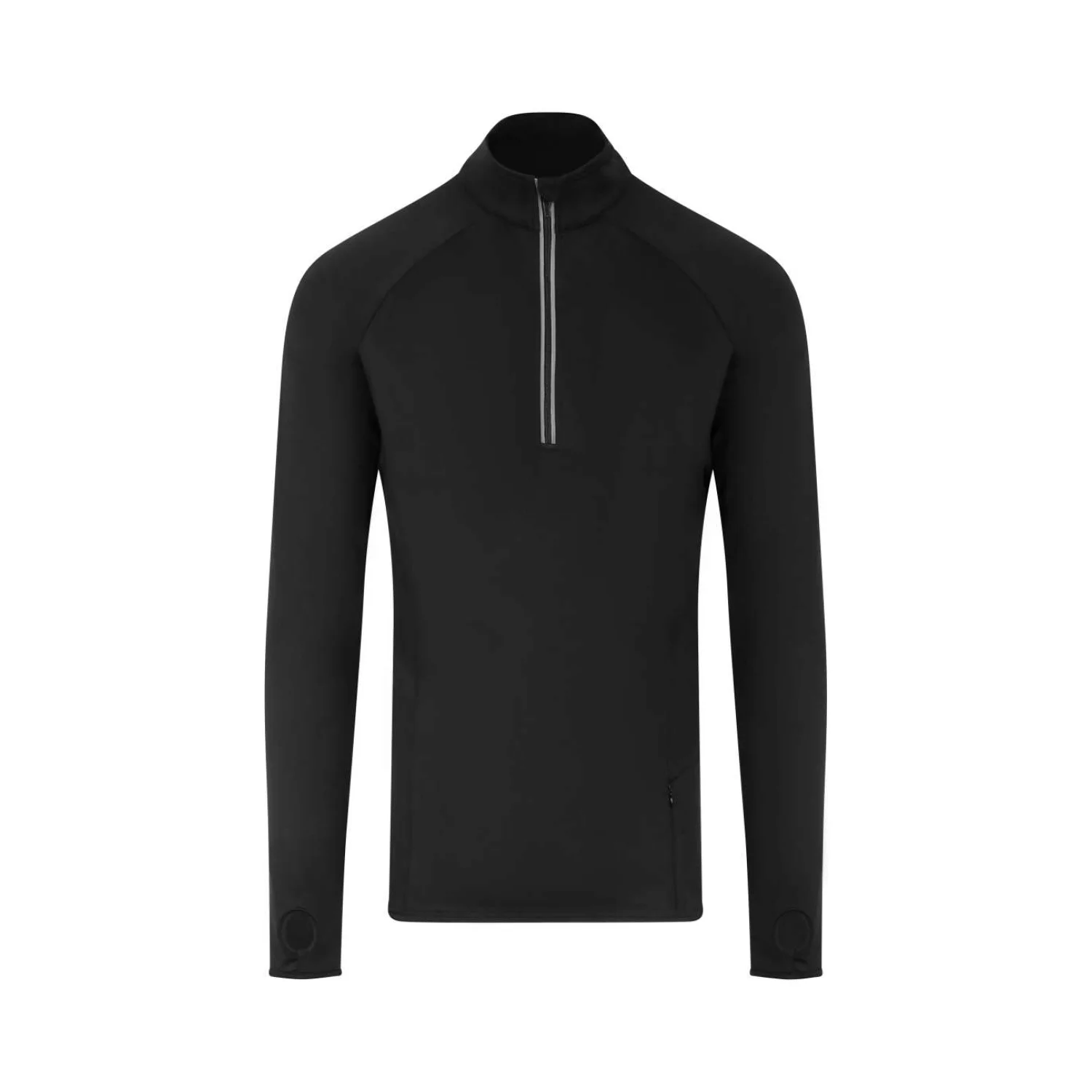 Just Cool Cool elasztikus 1/2 cipzáras top sportruházat Jet Black