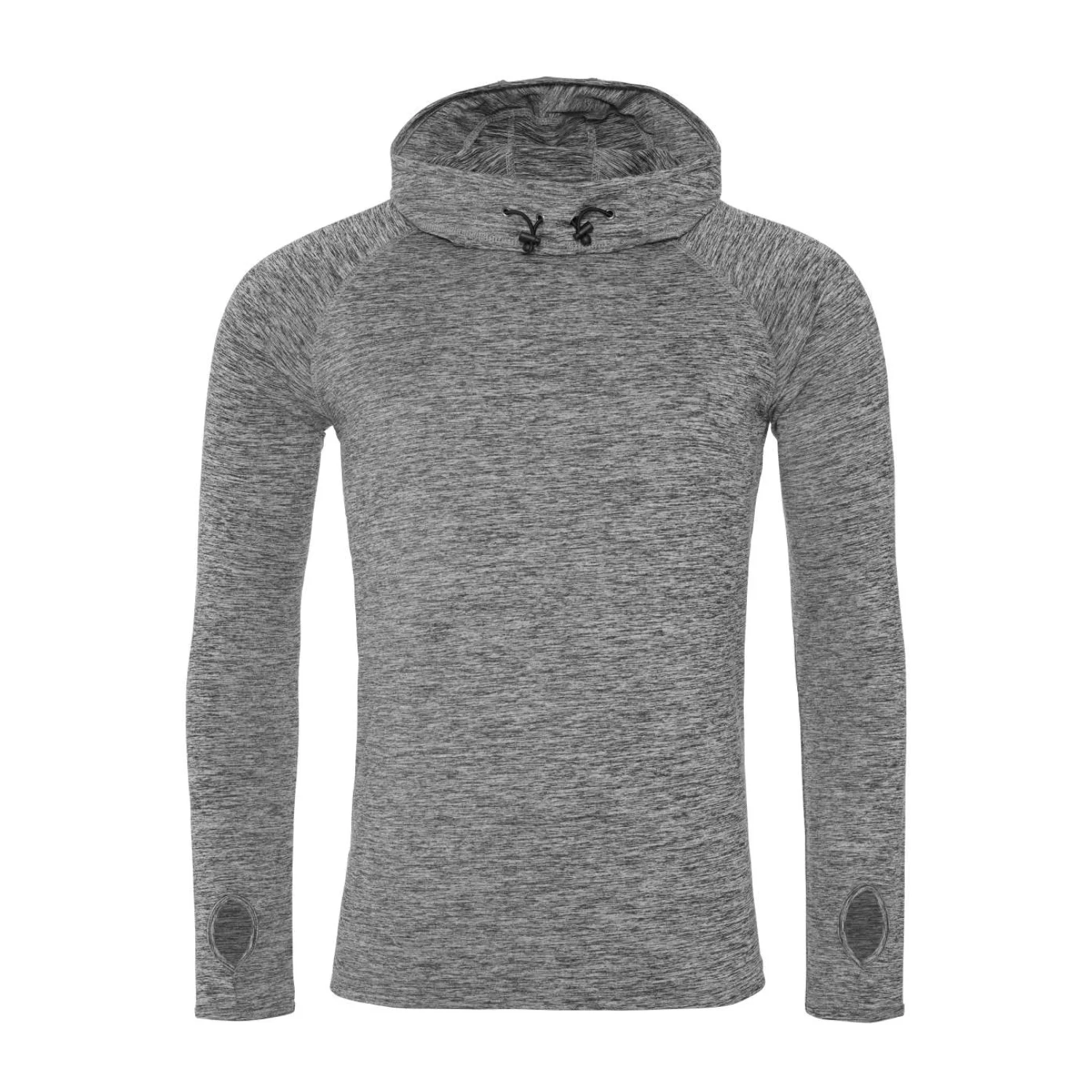 Just Cool Férfi cool kámzsagalléros felső sportruházat Grey Melange