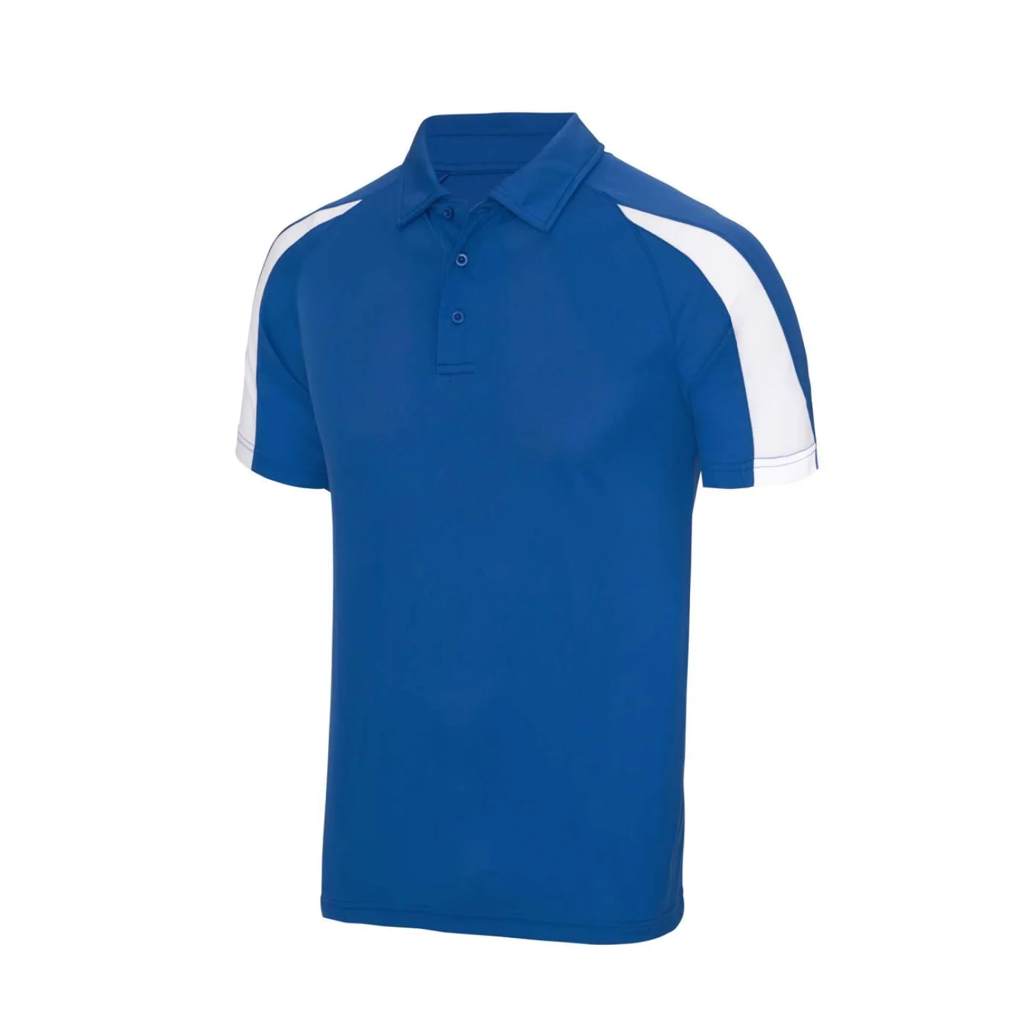 Just Cool Kontrasztos cool póló sportruházat Royal Blue/Arctic White