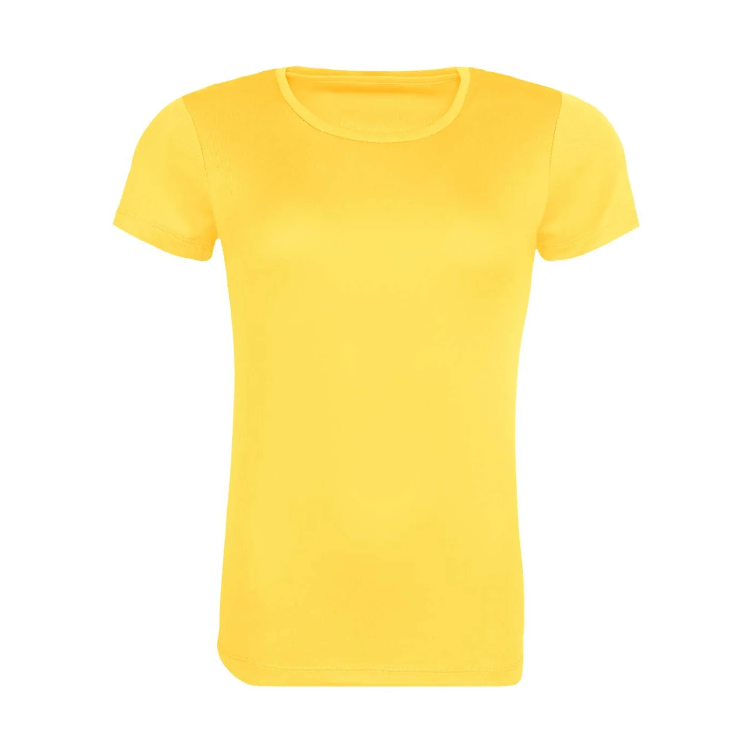 Just Cool Női újrahasznosított cool póló sportruházat Sun Yellow
