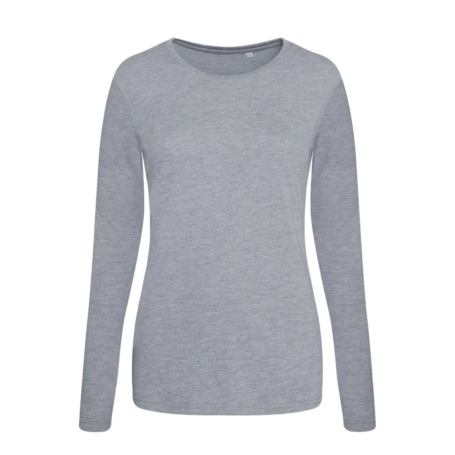 Just Ts Hosszú ujjú női tri-blend póló Heather Grey