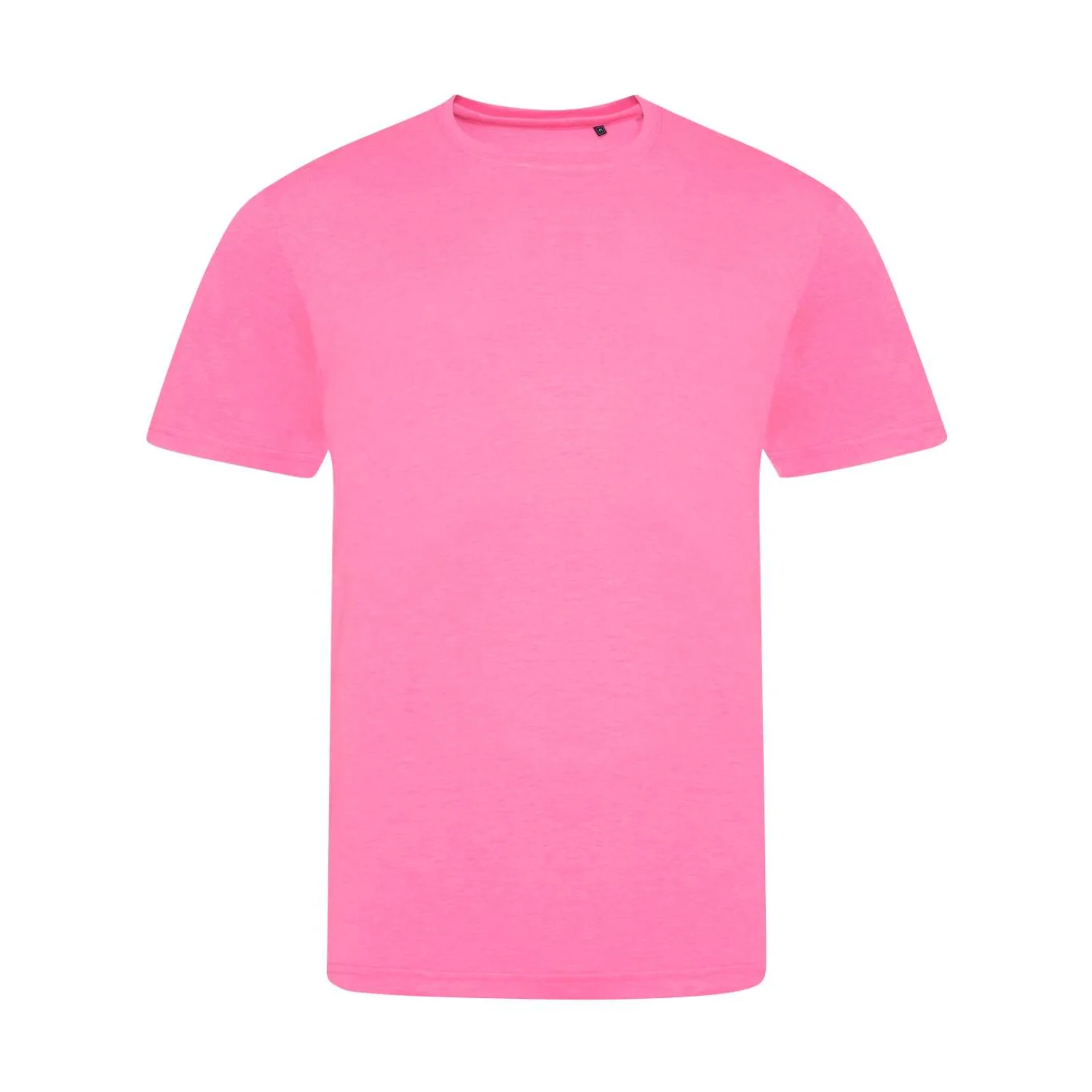 Just Ts Electric tri-blend póló Electric Pink
