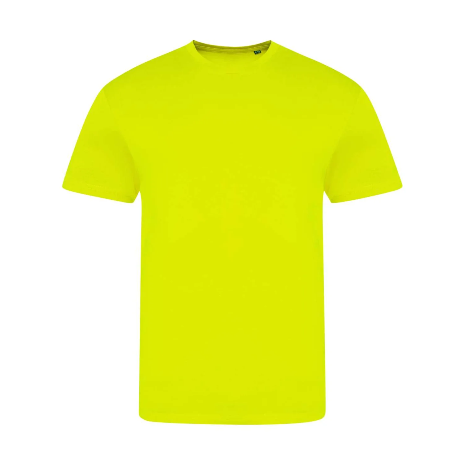Just Ts Electric tri-blend póló Electric Yellow