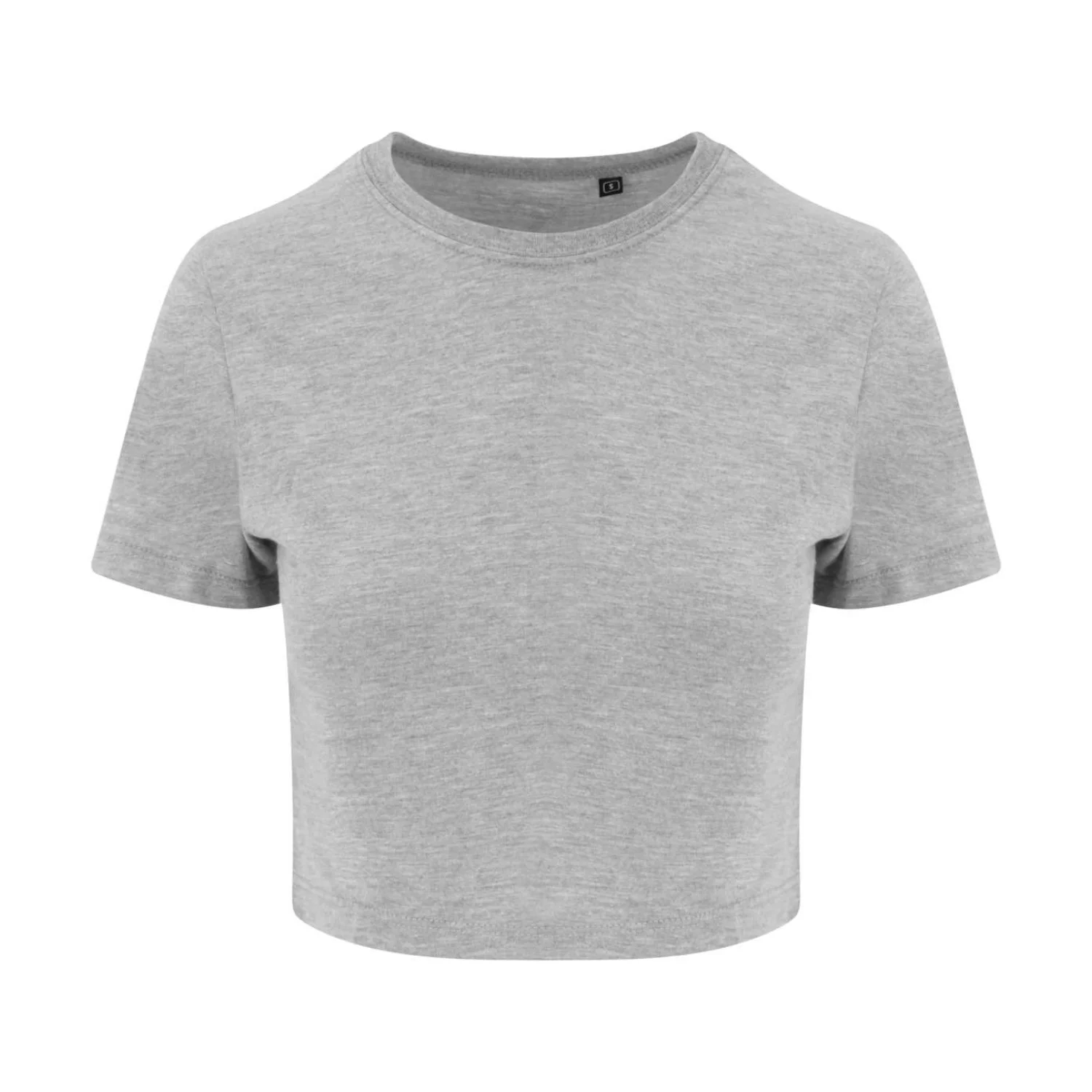 Just Ts Női tri-blend rövid fazonú póló Heather Grey