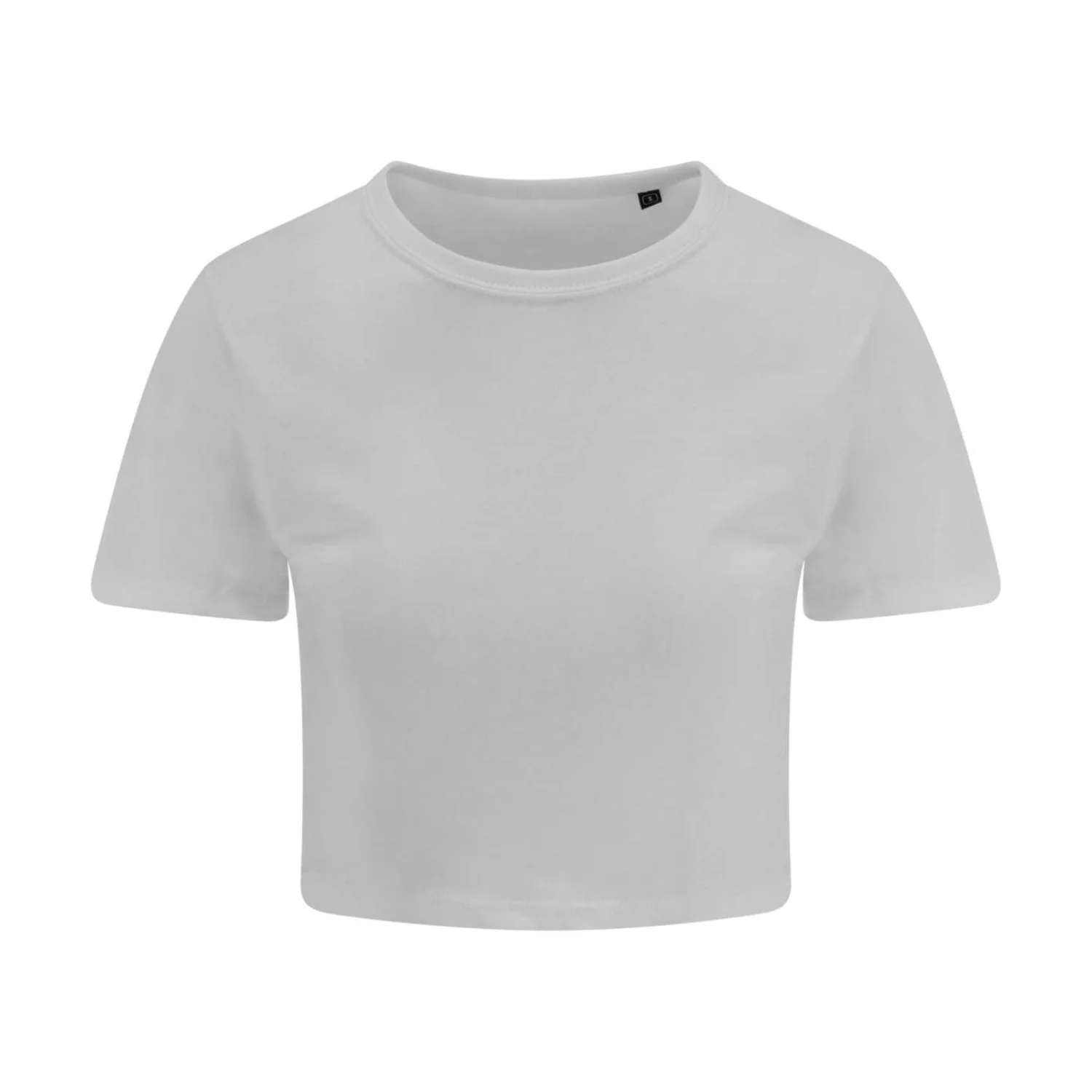 Just Ts Női tri-blend rövid fazonú póló Solid White