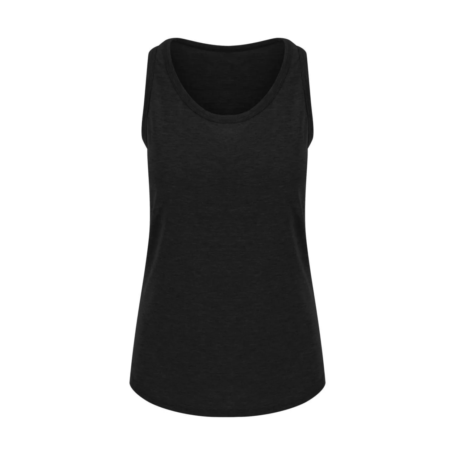Just Ts Női tri-blend trikó póló Heather Black