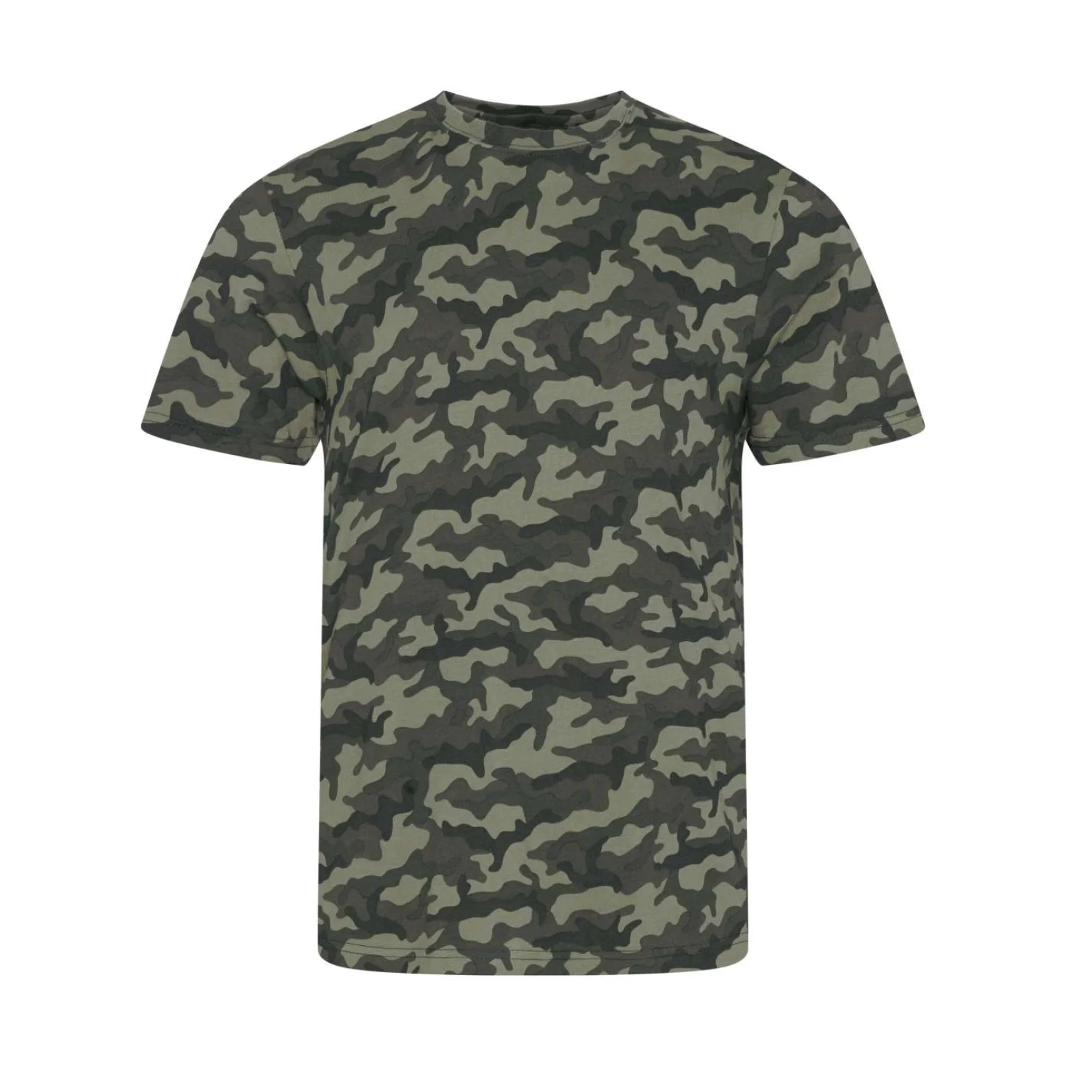 Just Ts Camo póló Green Camo