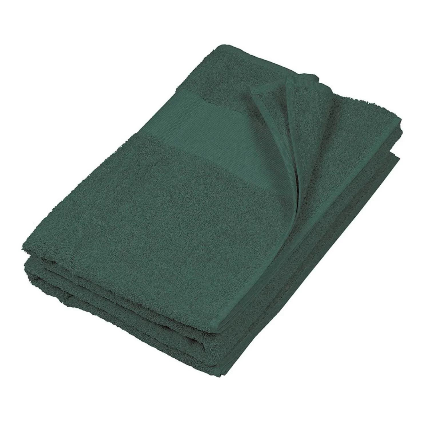 Kariban Kéztörlő törölközők és fürdőlepedő Forest Green