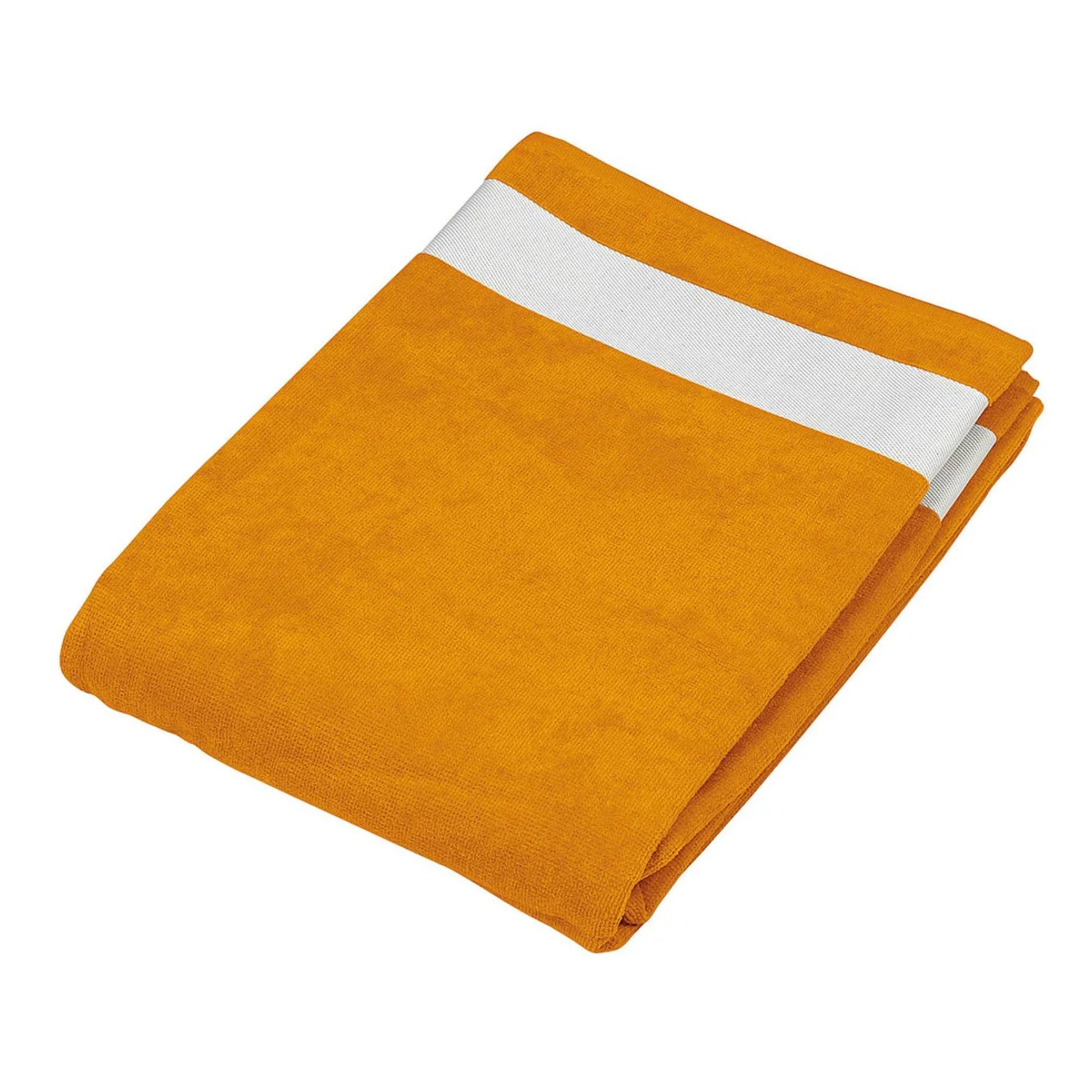 Kariban Velúr strand törölköző törölközők és fürdőlepedő Orange/White