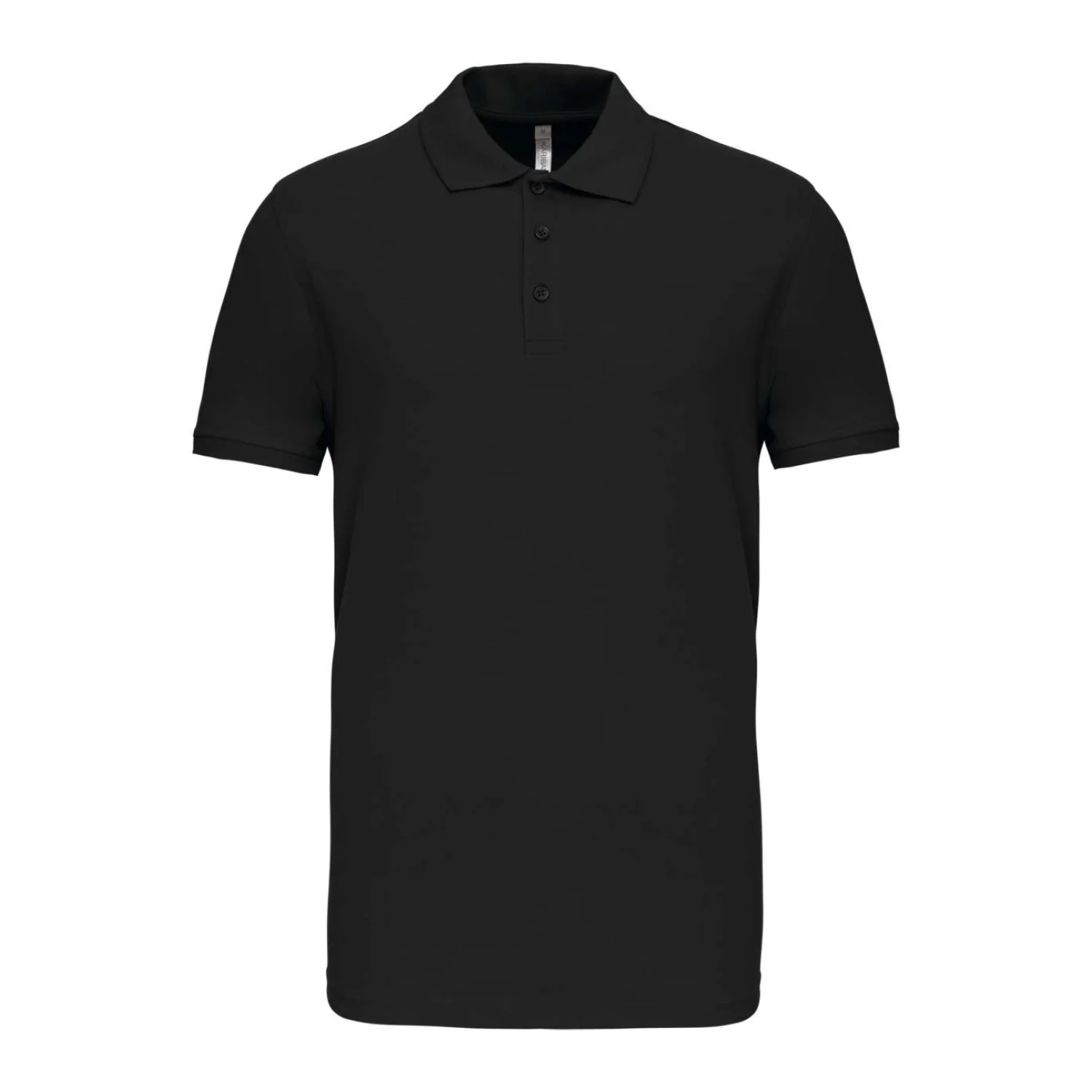 Kariban Mike – férfi rövid ujjú galléros póló Black