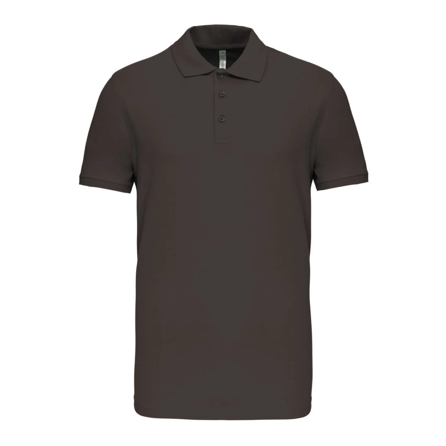 Kariban Mike – férfi rövid ujjú galléros póló Dark Grey